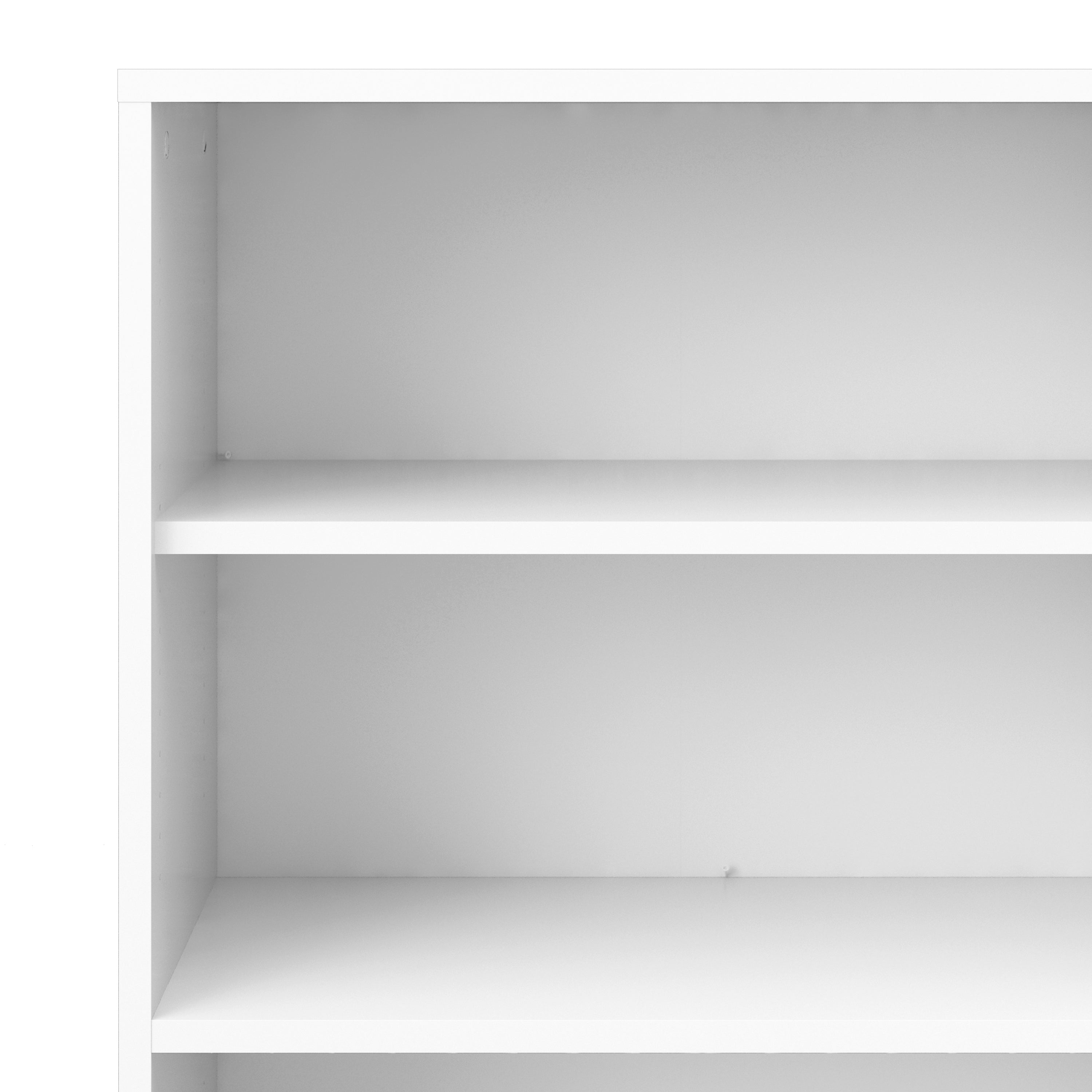 Prima Bookcase 5 Shelves in White – FTG, view 7