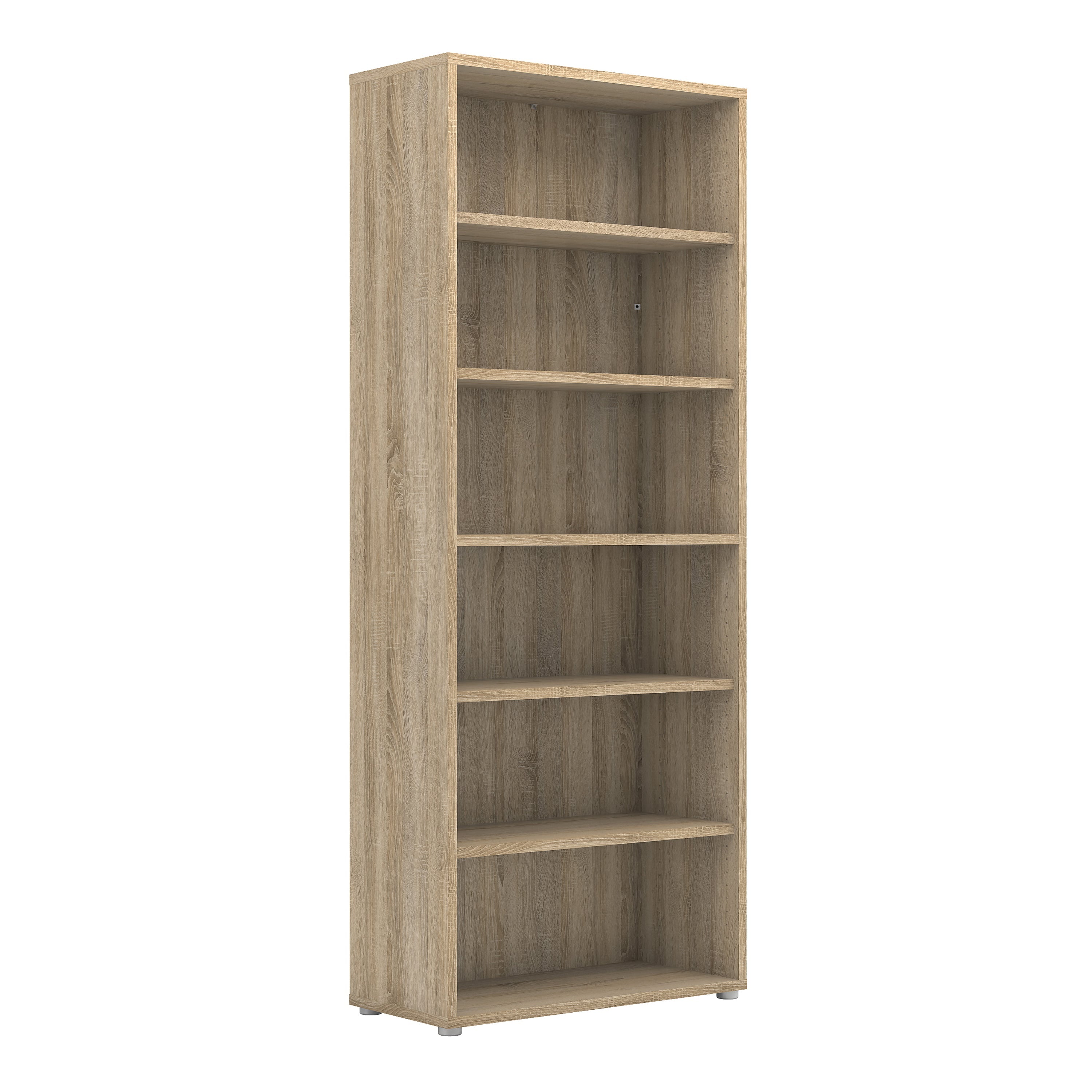 Prima Bookcase 5 Shelves in Oak – FTG