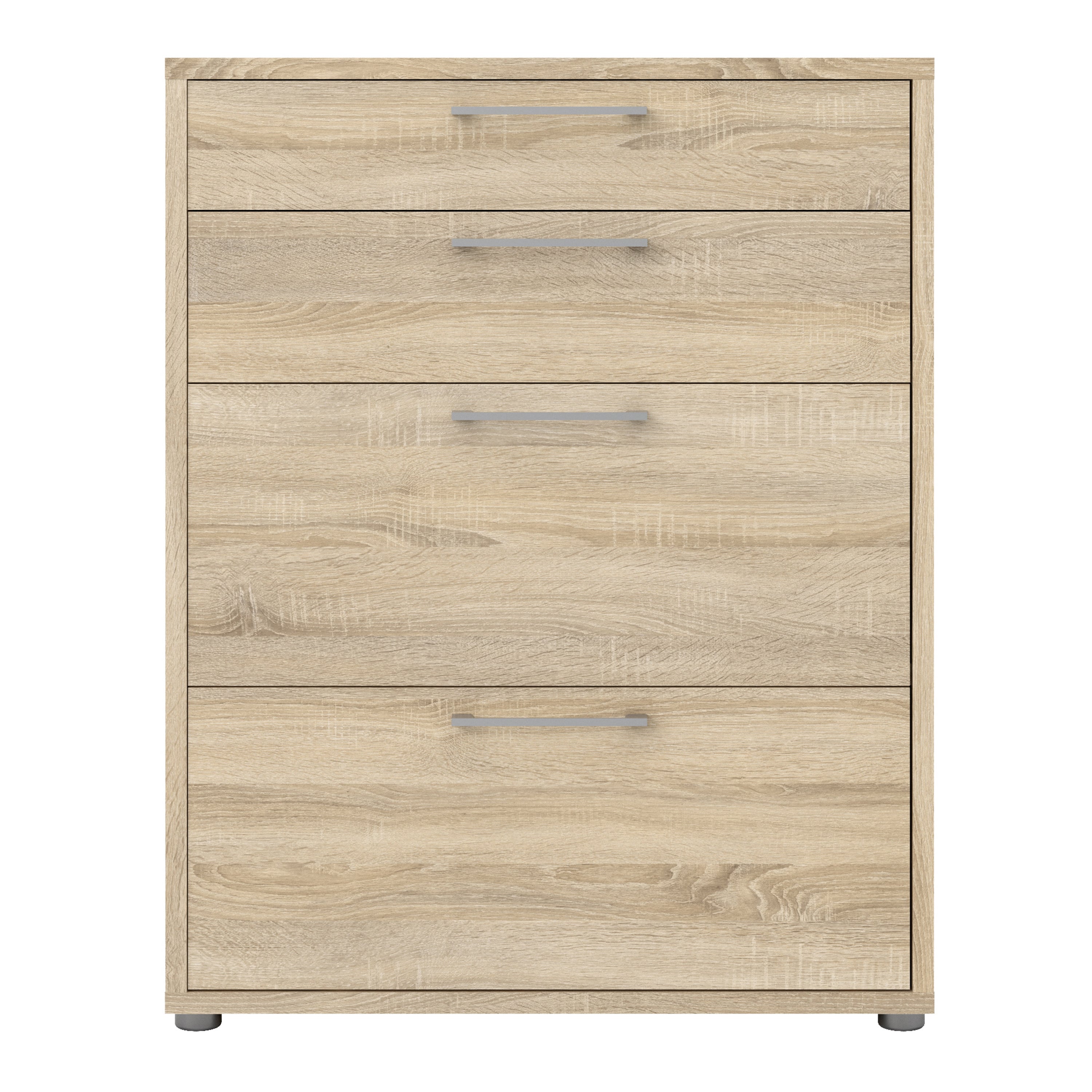 Prima Office Storage with 2 Drawers 2 File Drawers In Oak – FTG, view 2
