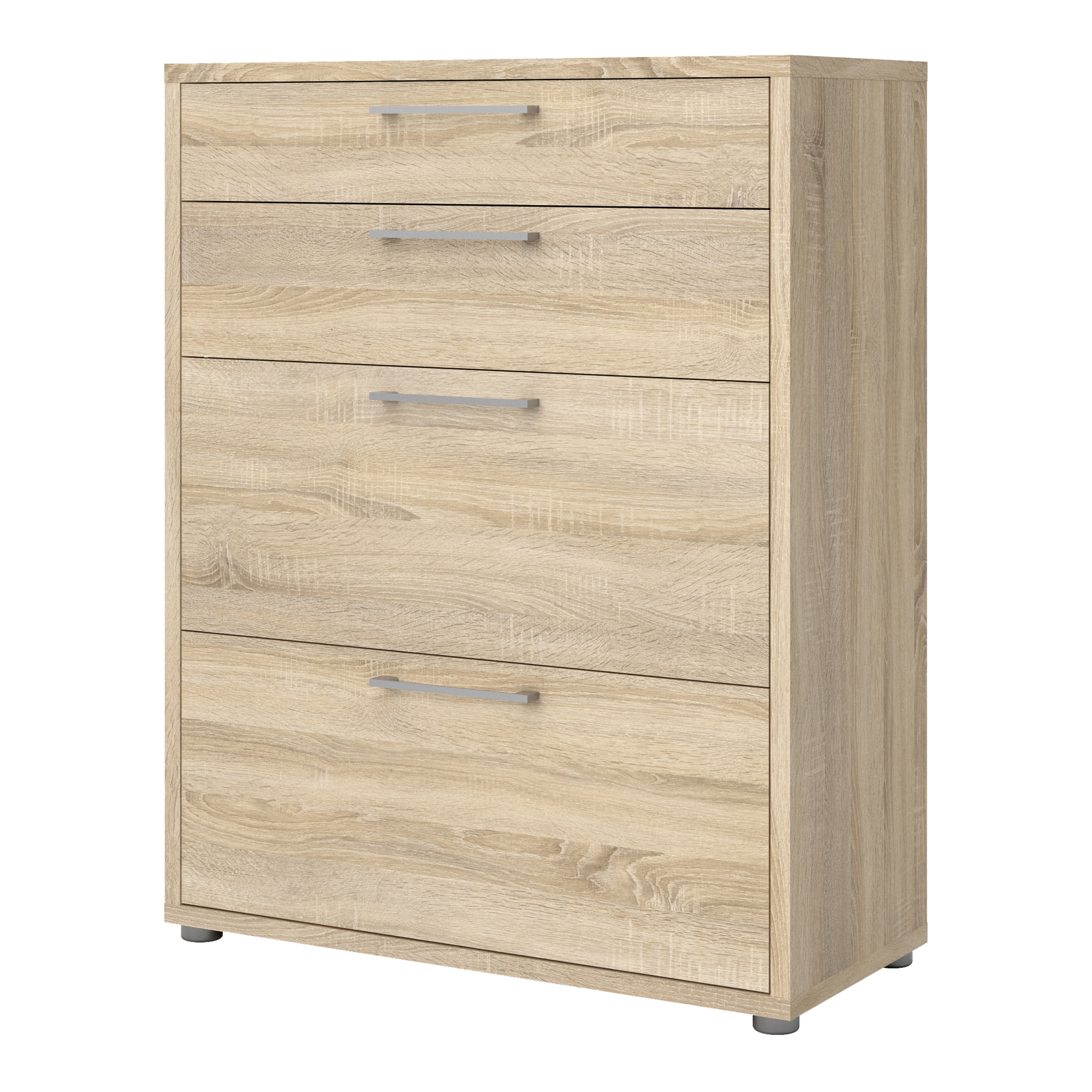 Prima Office Storage with 2 Drawers 2 File Drawers In Oak – FTG, view 3