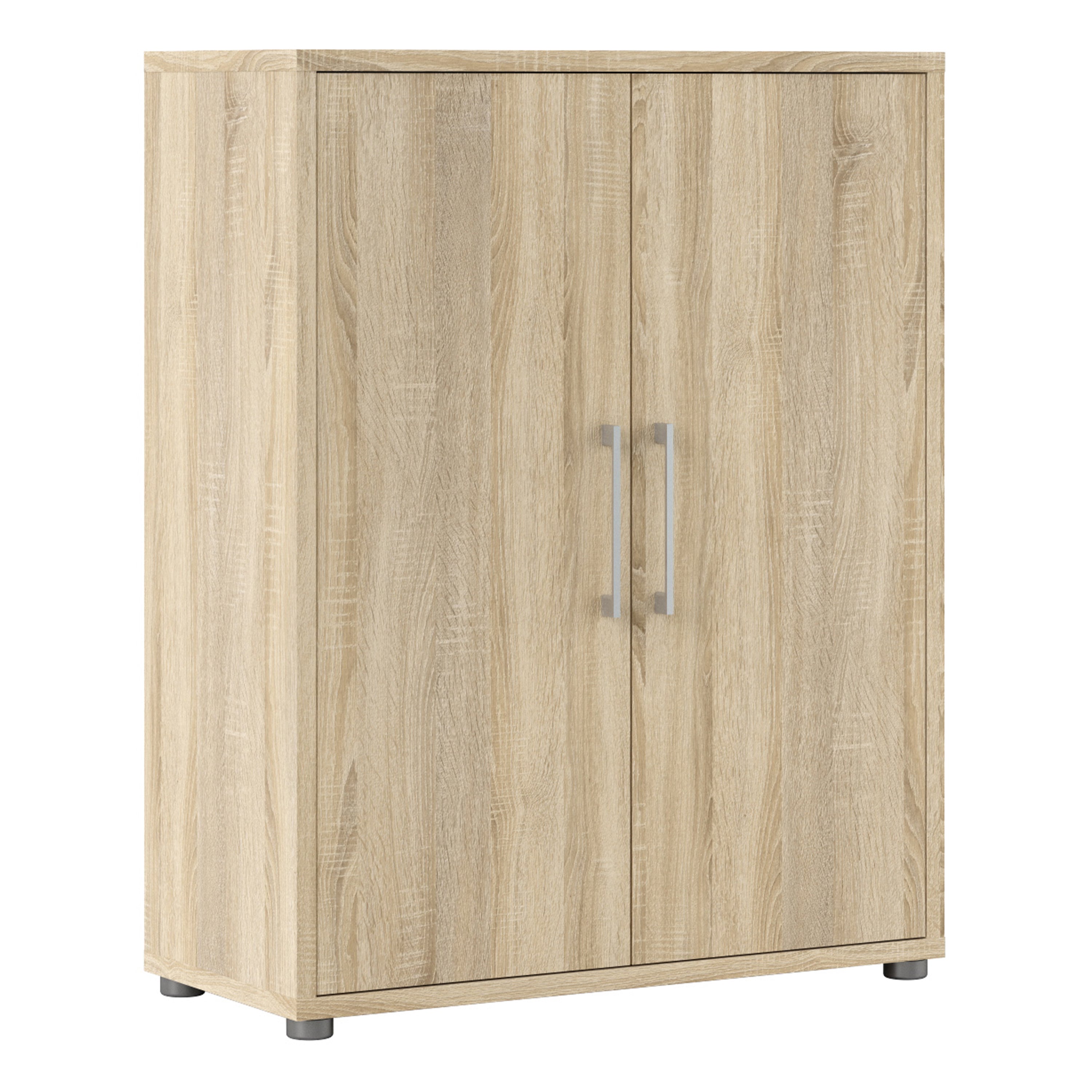 Prima Bookcase 2 Shelves with 2 Doors in Oak – FTG