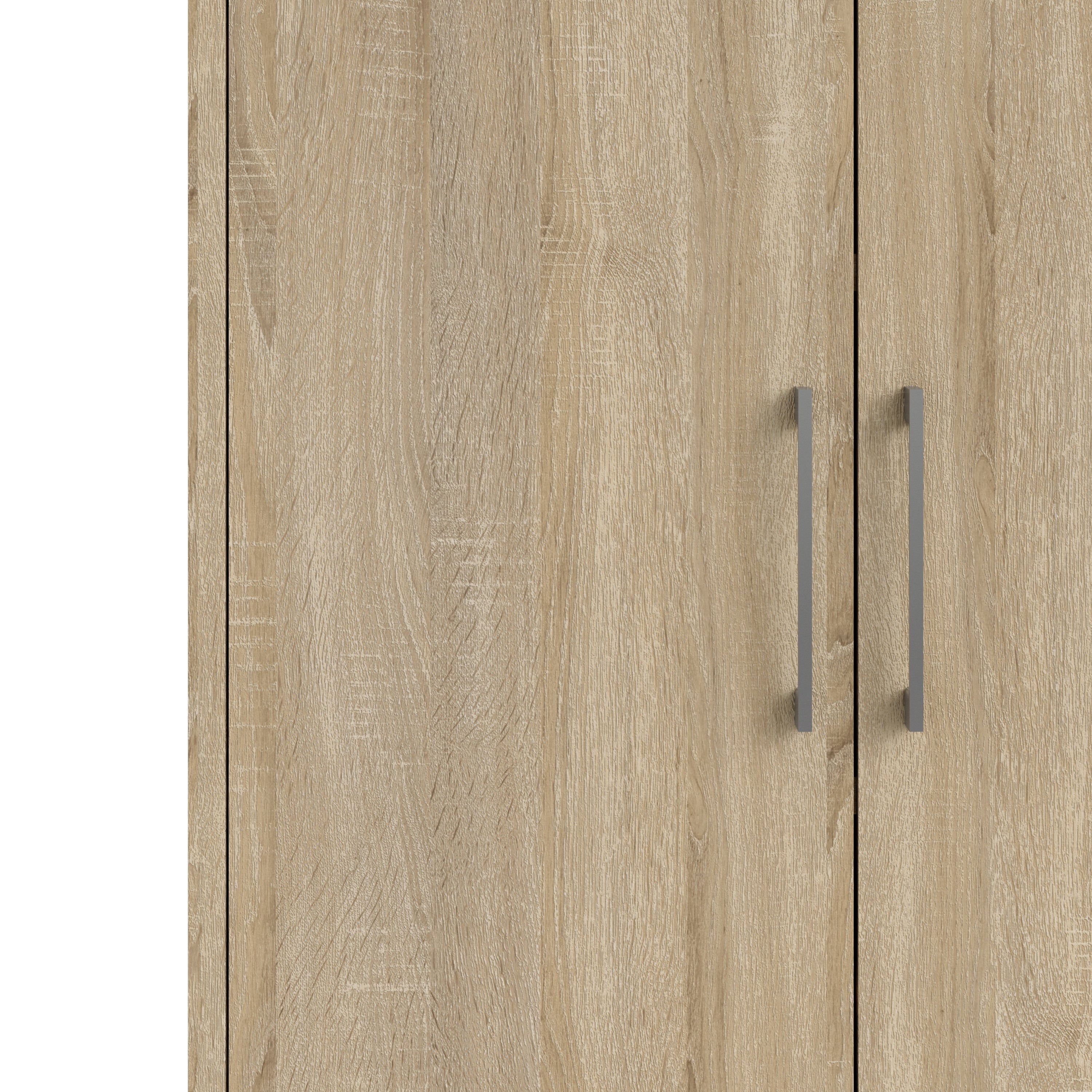 Prima Bookcase 2 Shelves with 2 Doors in Oak – FTG, view 7