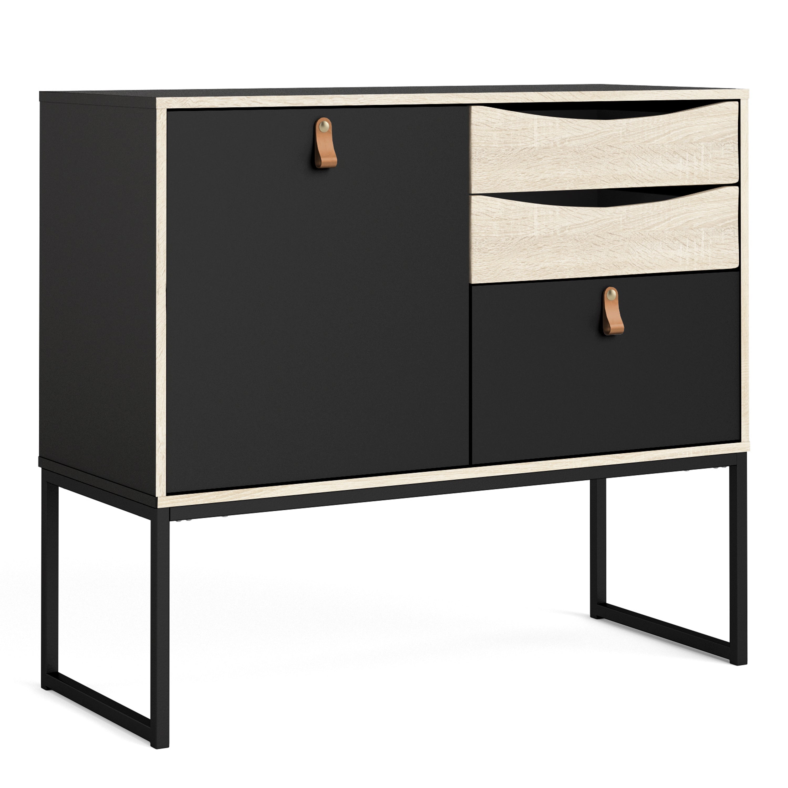 Stubbe Sideboard with 1 Door 3 Drawers – FTG, view 2