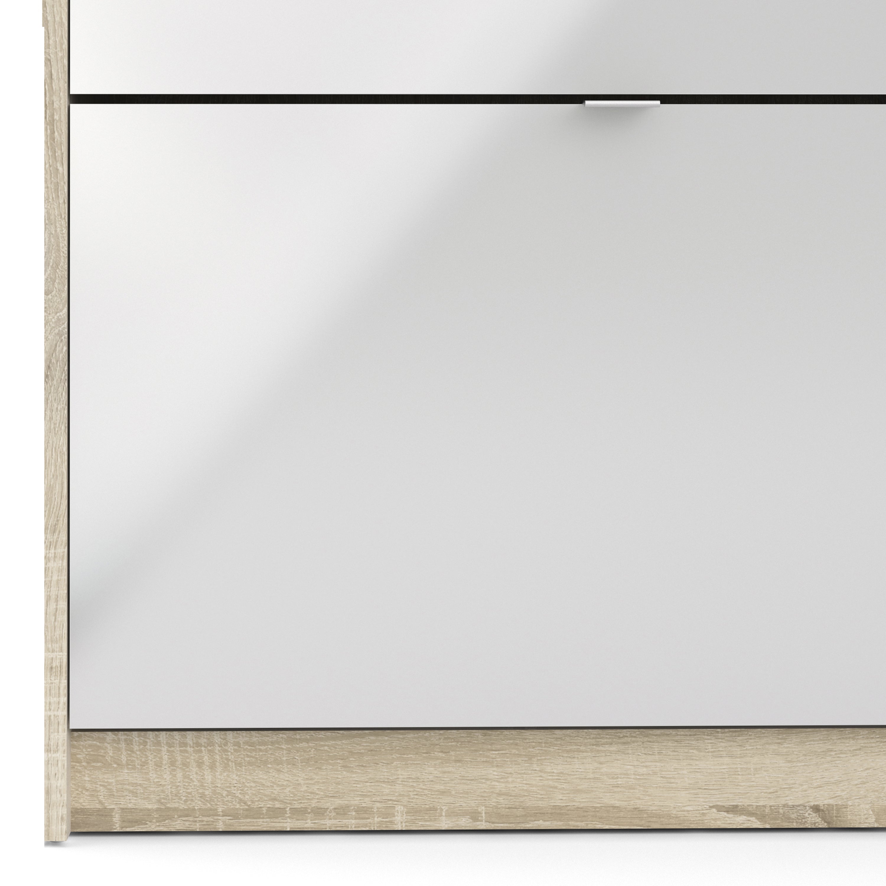 Shoes Shoe Cabinet 3 Flip Down Doors and 2 layers 1 Door Oak structure – FTG, view 7