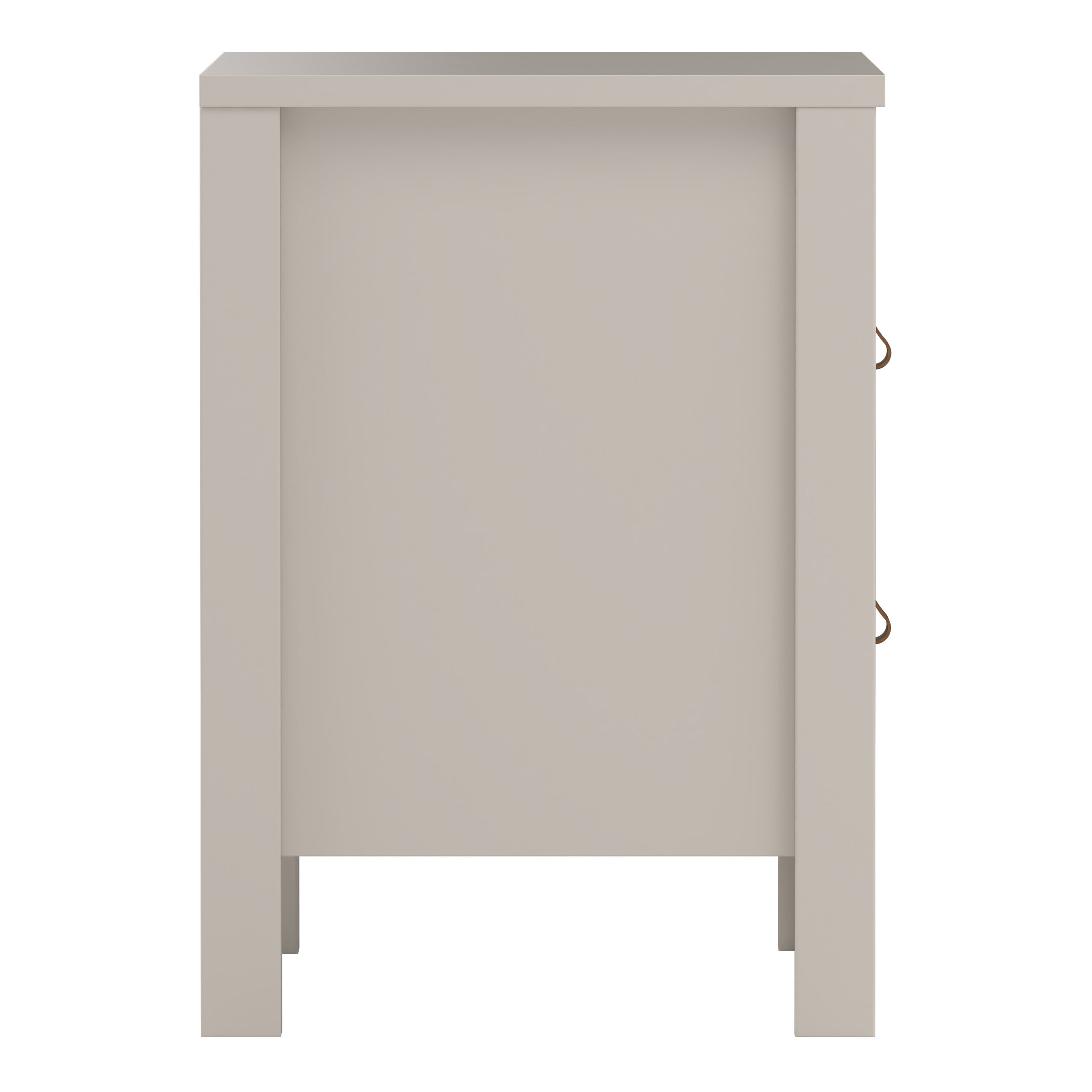 Barcelona Bedside Table 2 Drawers in Cashmere – FTG, view 6