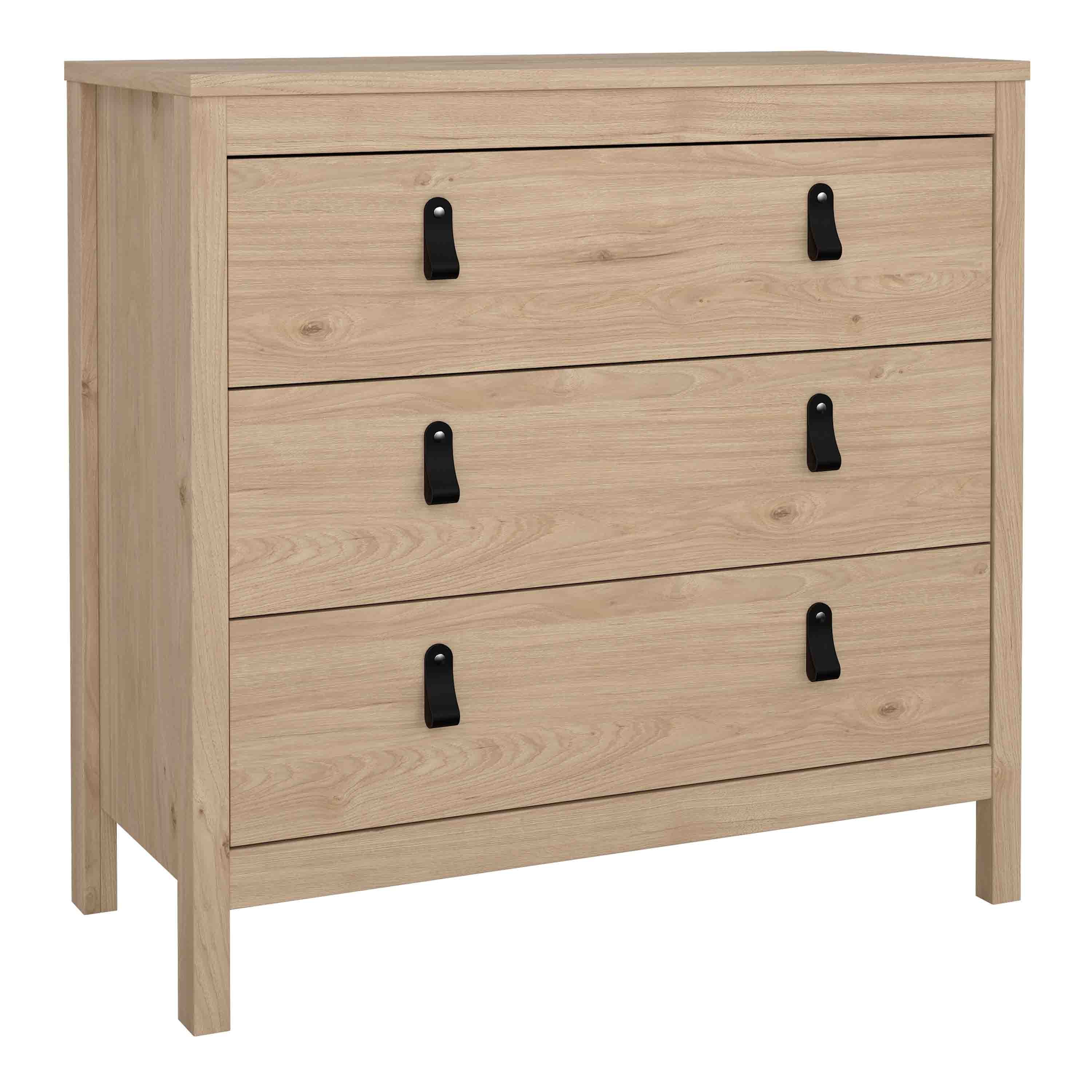 Barcelona Chest 3 Drawers in Jackson Hickory Oak – FTG