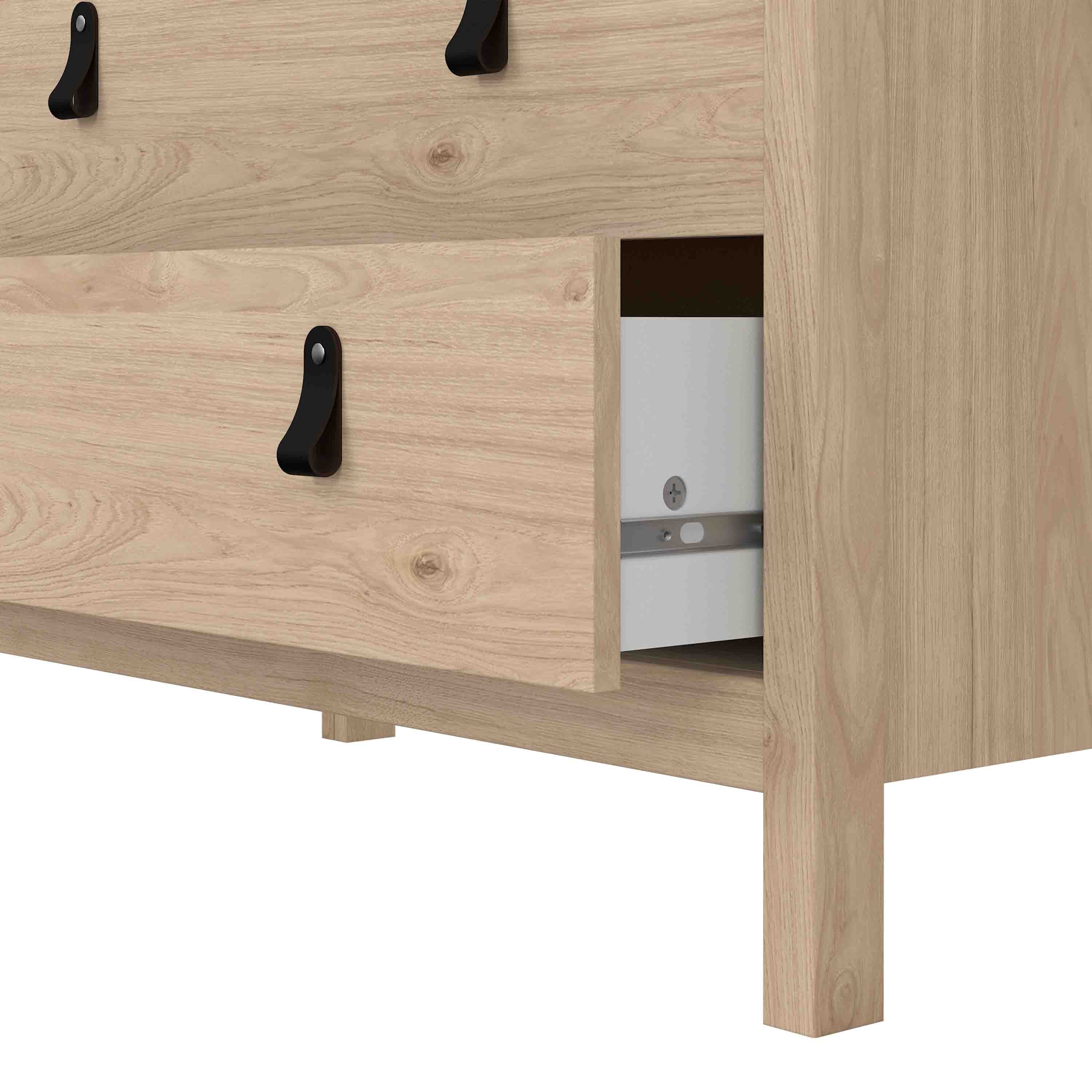 Barcelona Chest 3 Drawers in Jackson Hickory Oak – FTG, view 8