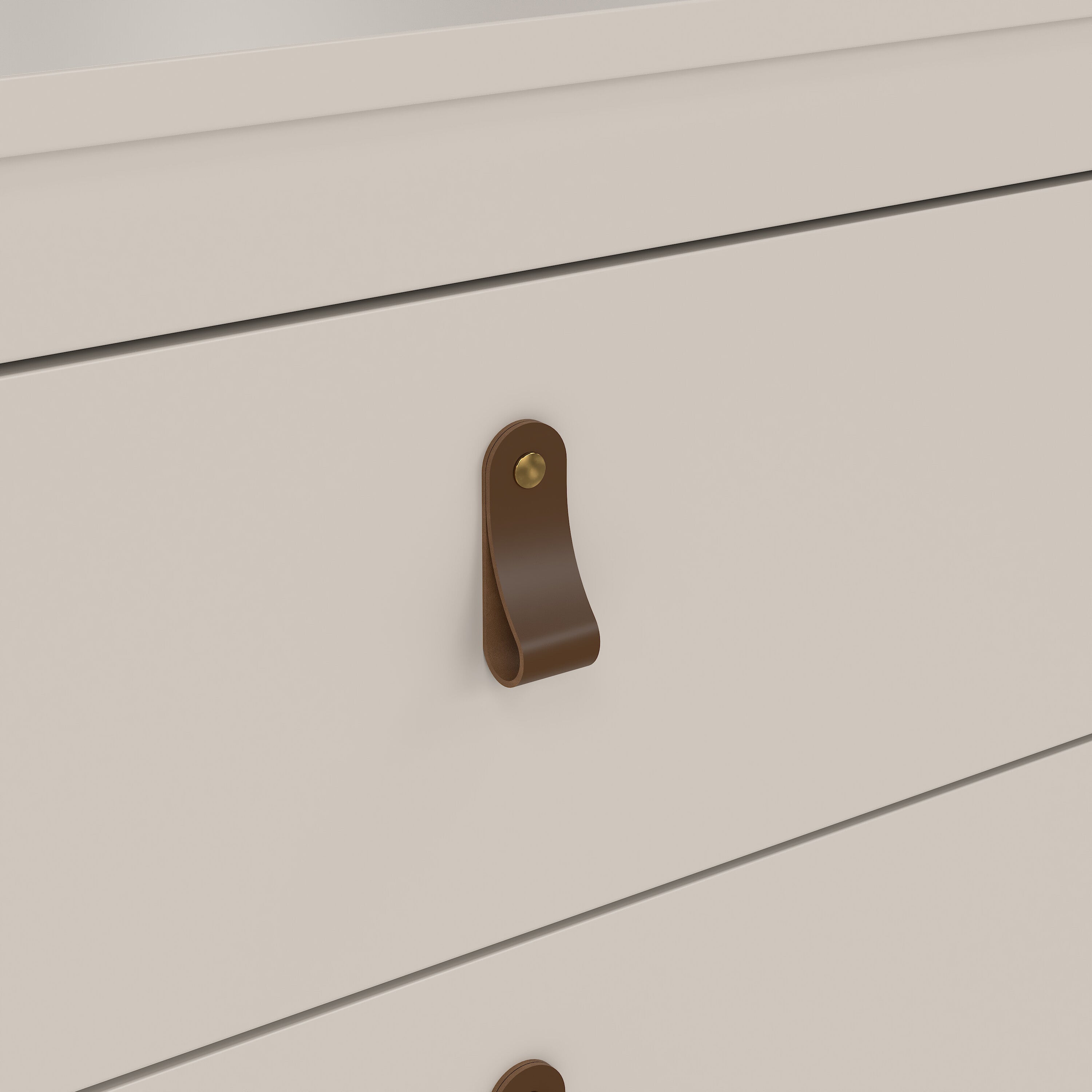 Barcelona Chest 3 Drawers in Cashmere – FTG, view 4