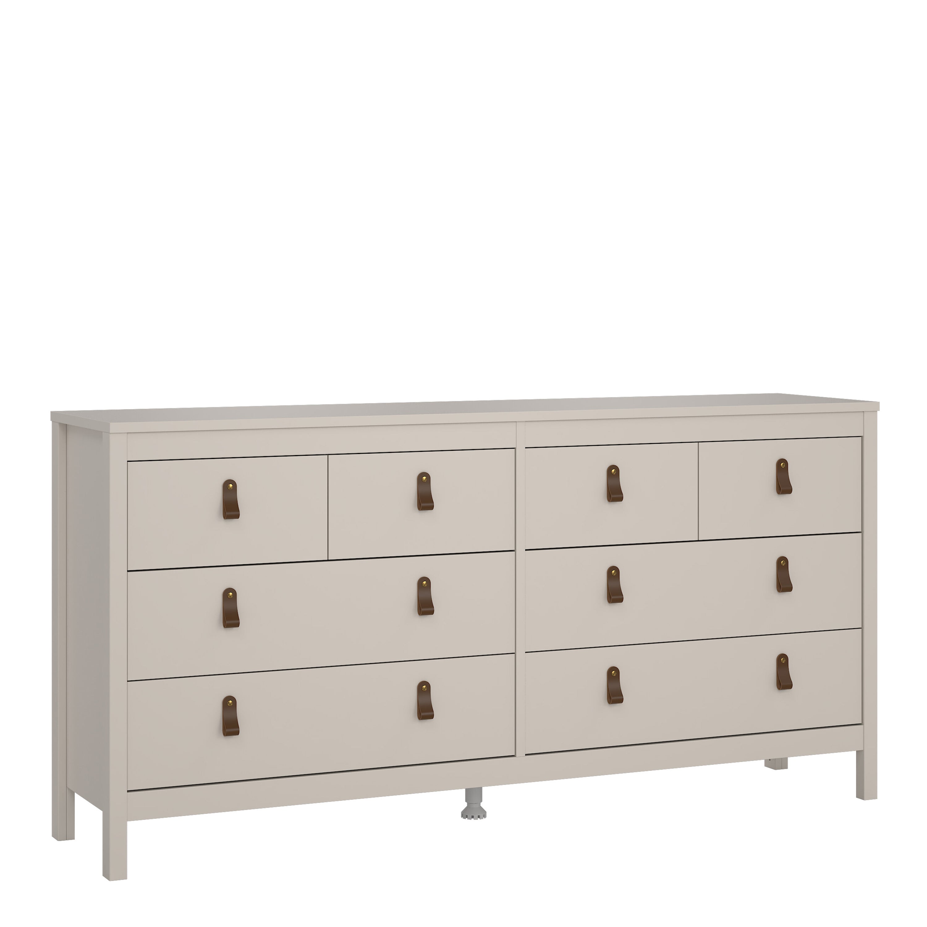 Barcelona Double Dresser 4+4 Drawers in Cashmere – FTG