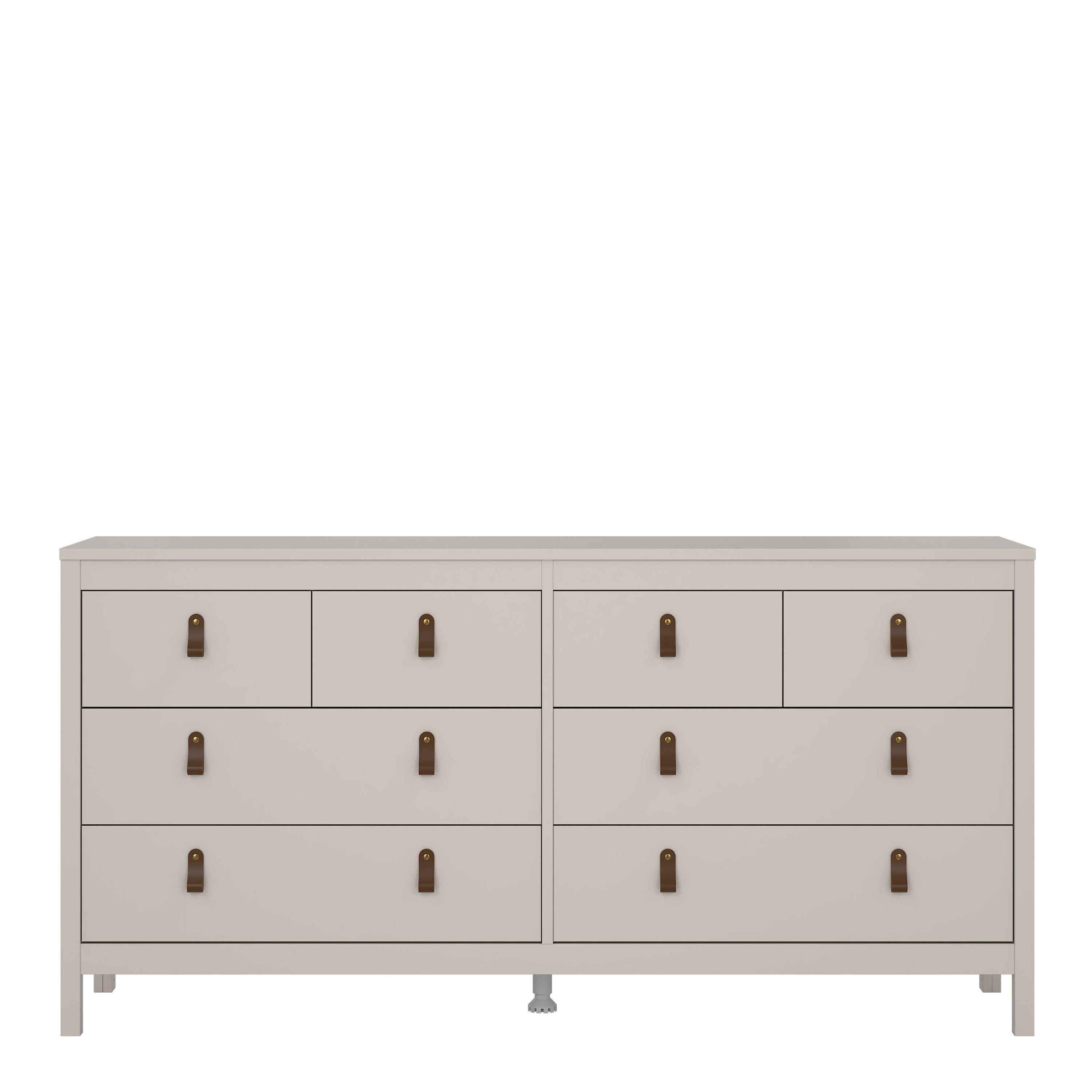 Barcelona Double Dresser 4+4 Drawers in Cashmere – FTG, view 4