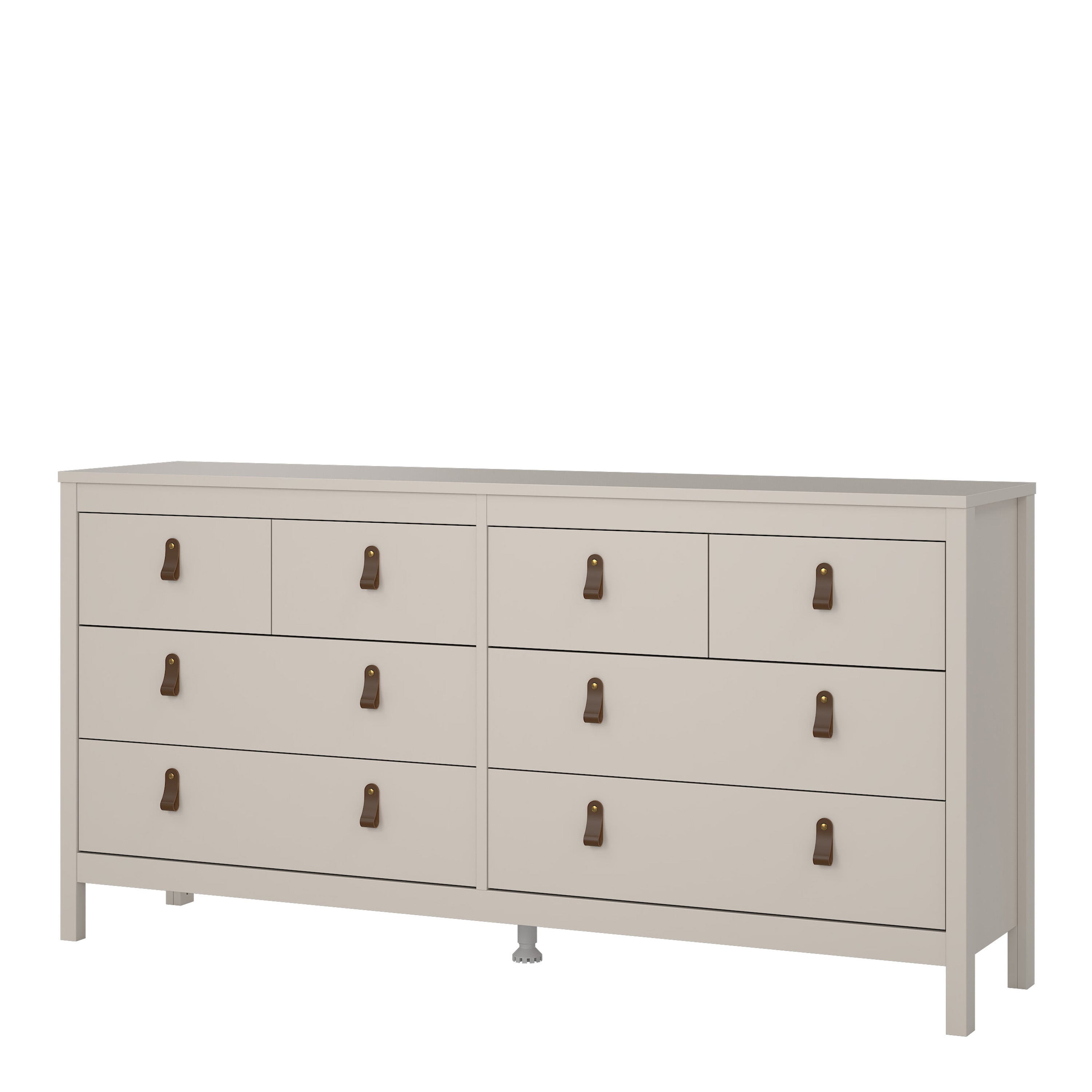 Barcelona Double Dresser 4+4 Drawers in Cashmere – FTG, view 5