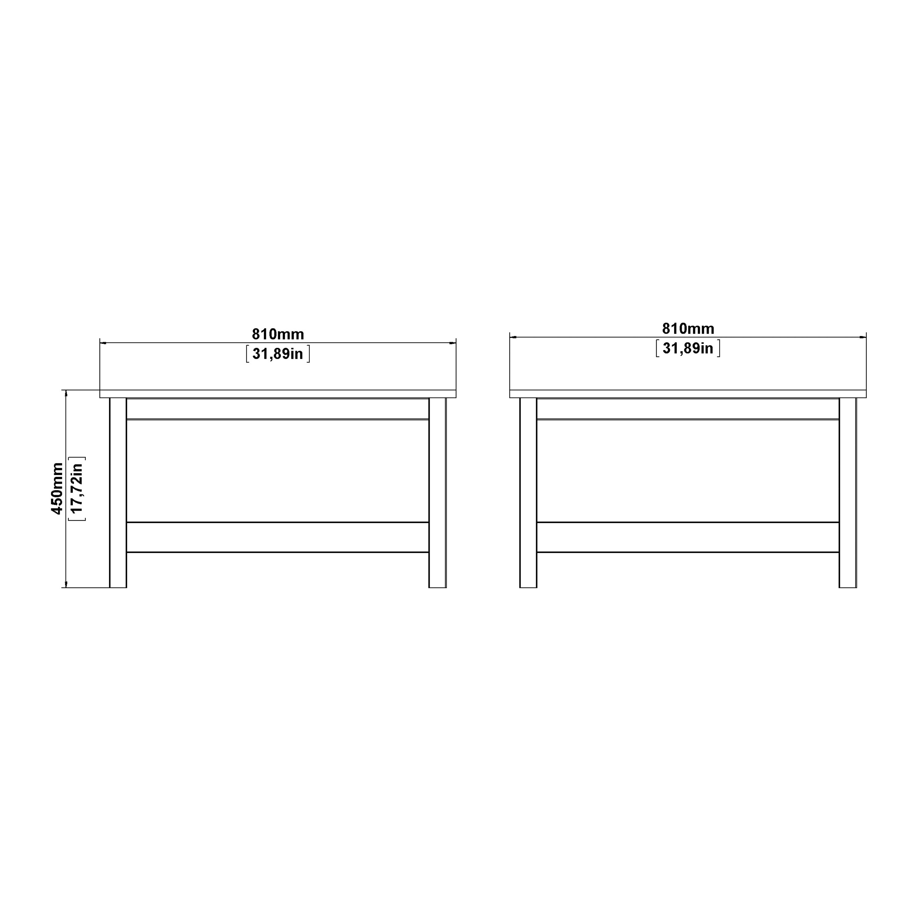 Barcelona Coffee Table in Jackson Hickory Oak – FTG, view 9