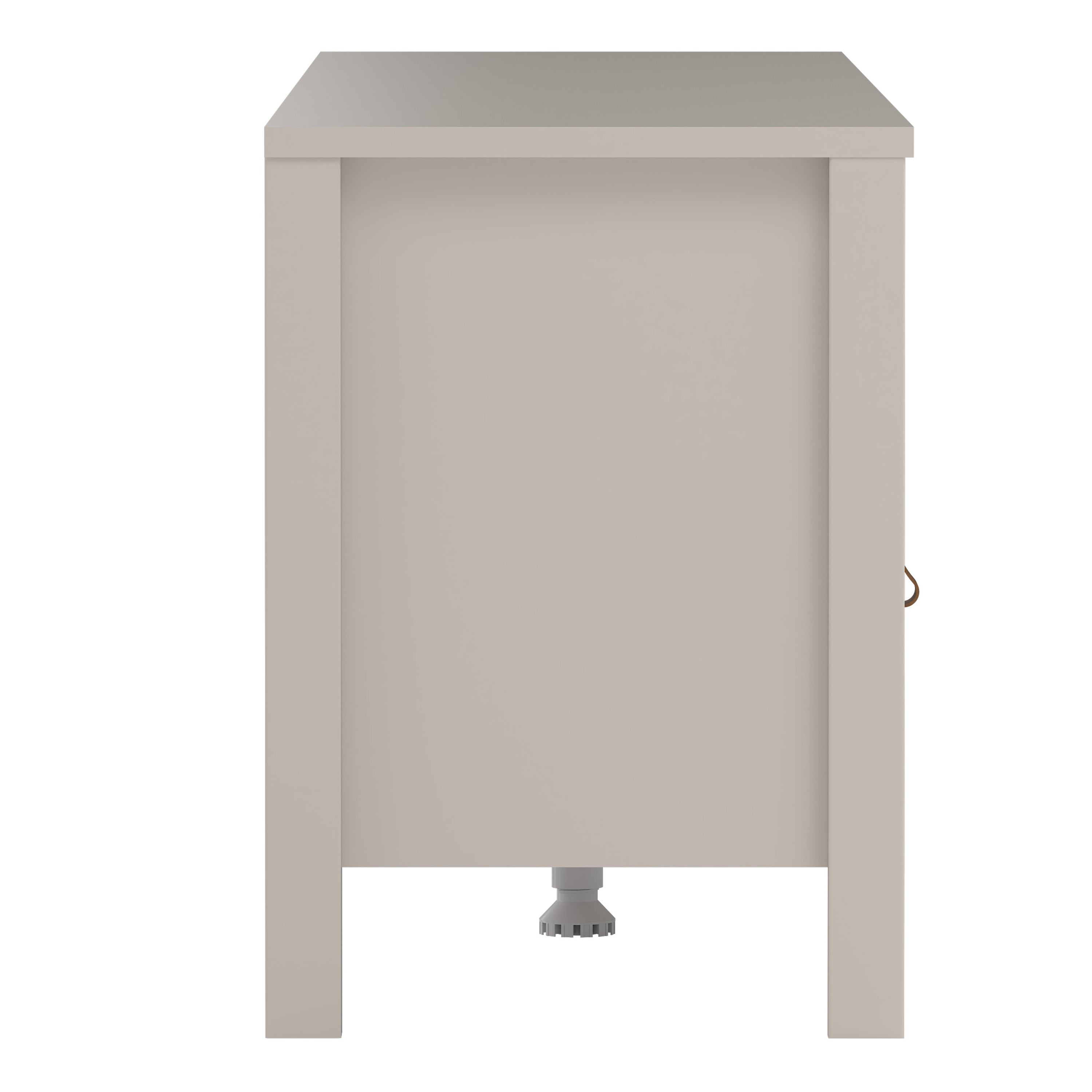 Barcelona TV Unit 3 Drawers in Cashmere – FTG, view 6