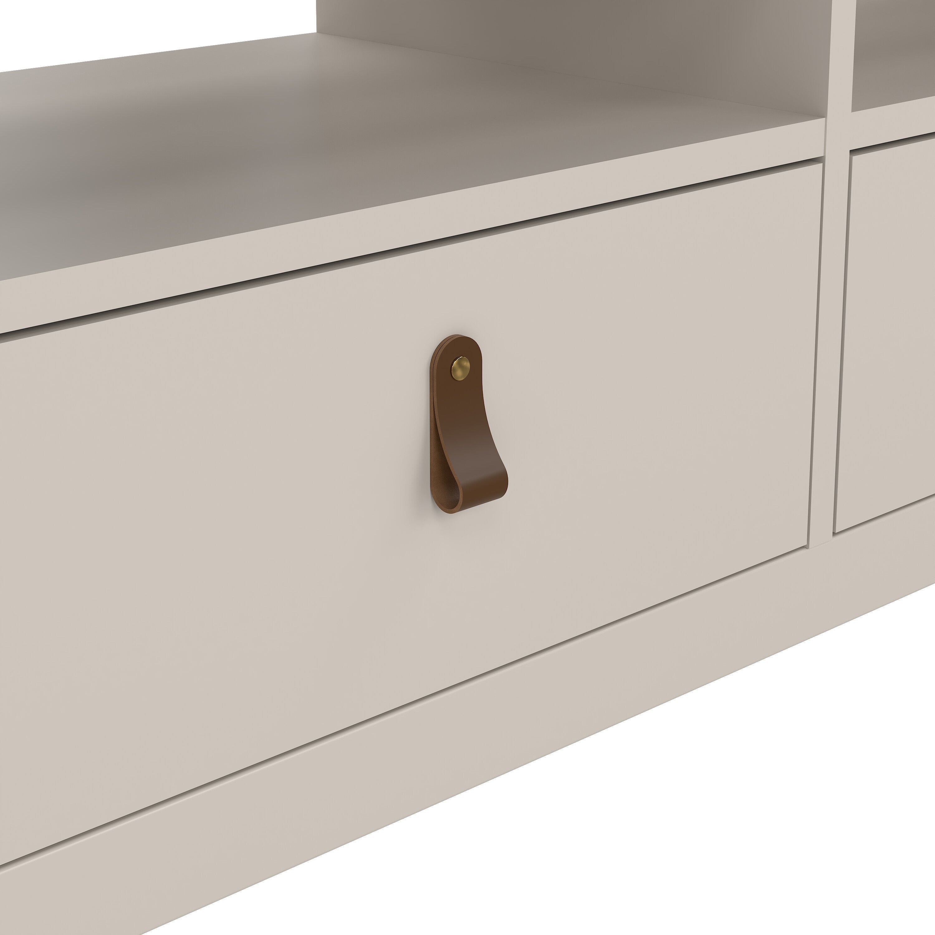 Barcelona TV Unit 3 Drawers in Cashmere – FTG, view 8
