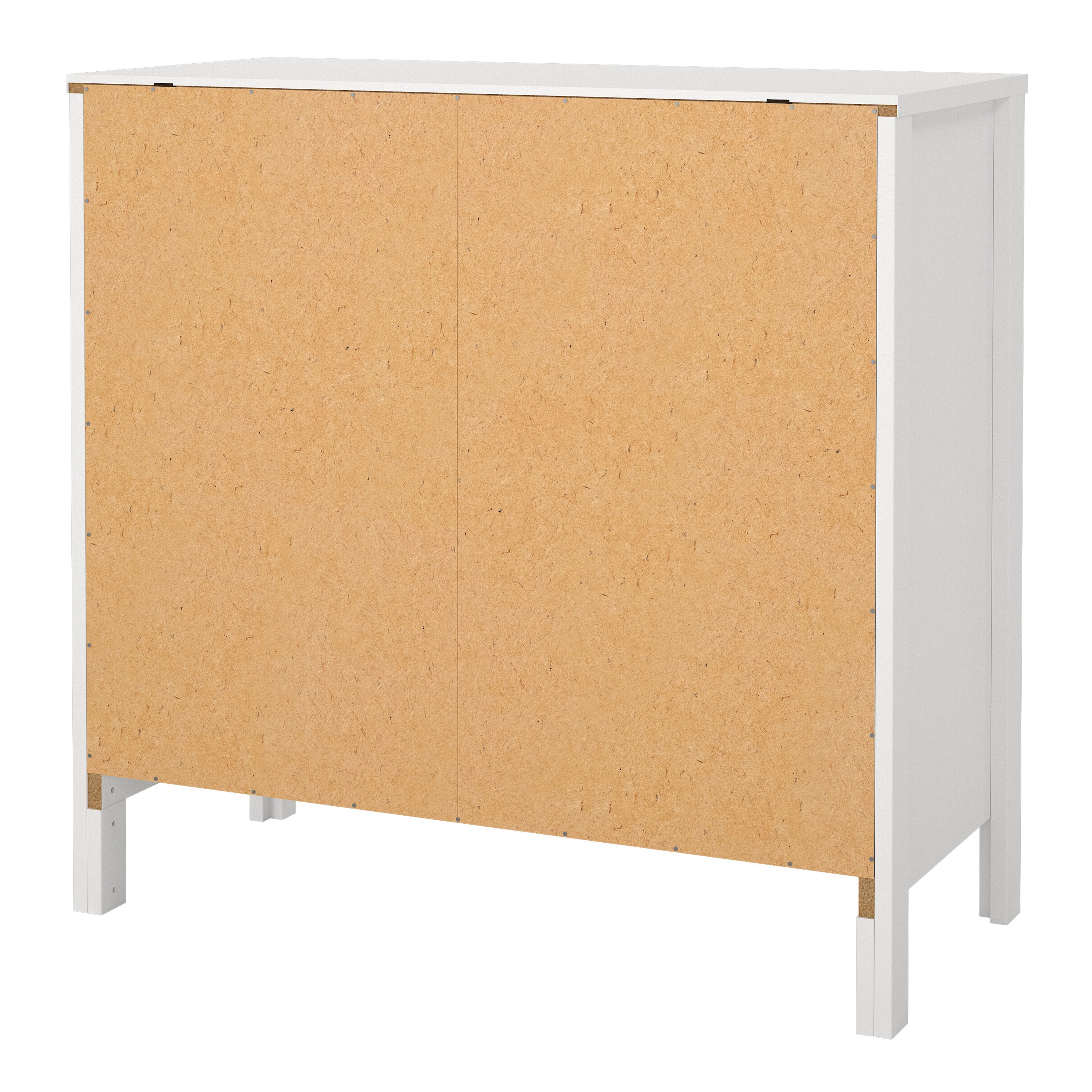 Barcelona Sideboard 2 Doors 1 Drawer in White – FTG, view 4
