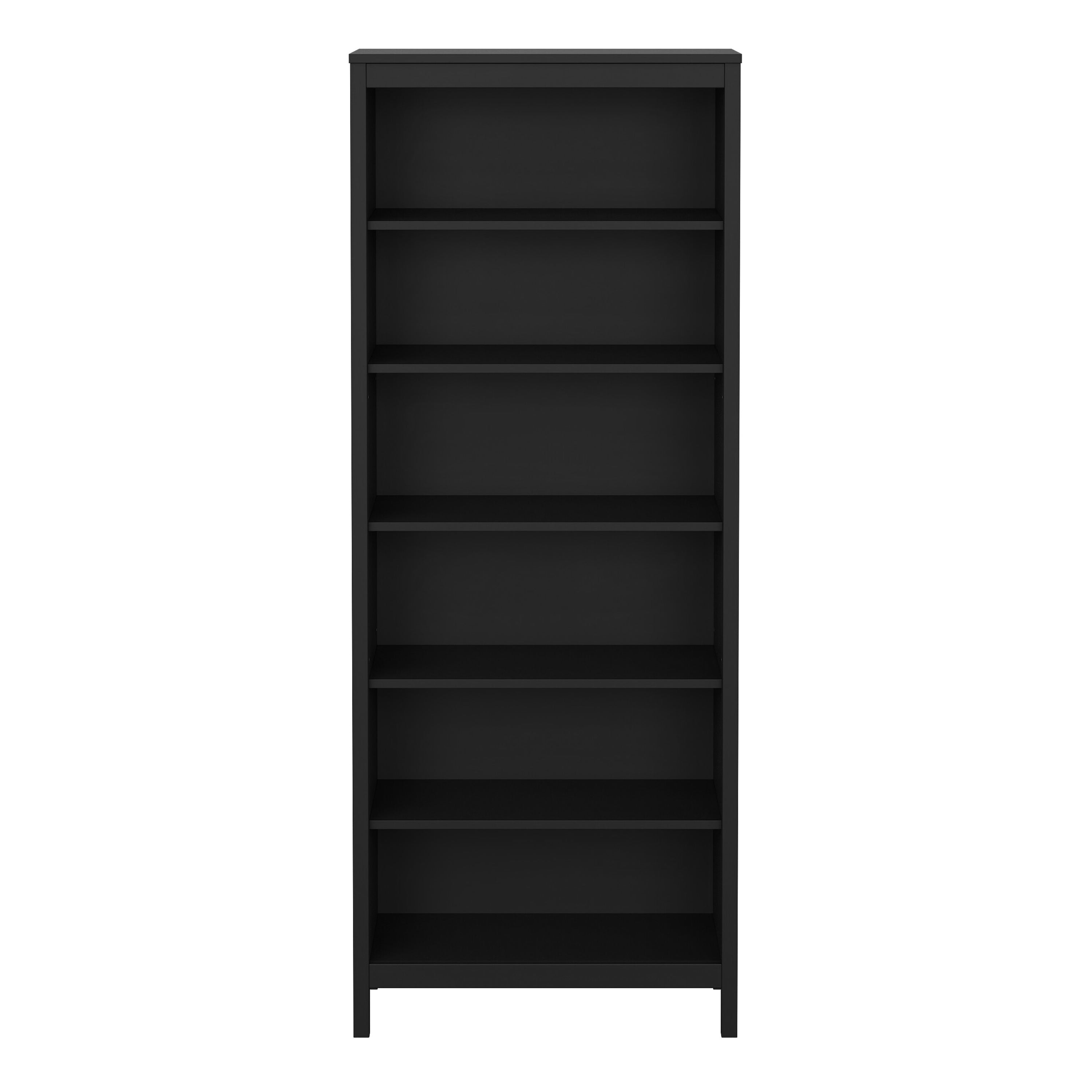 Barcelona Bookcase in Black – FTG, view 2