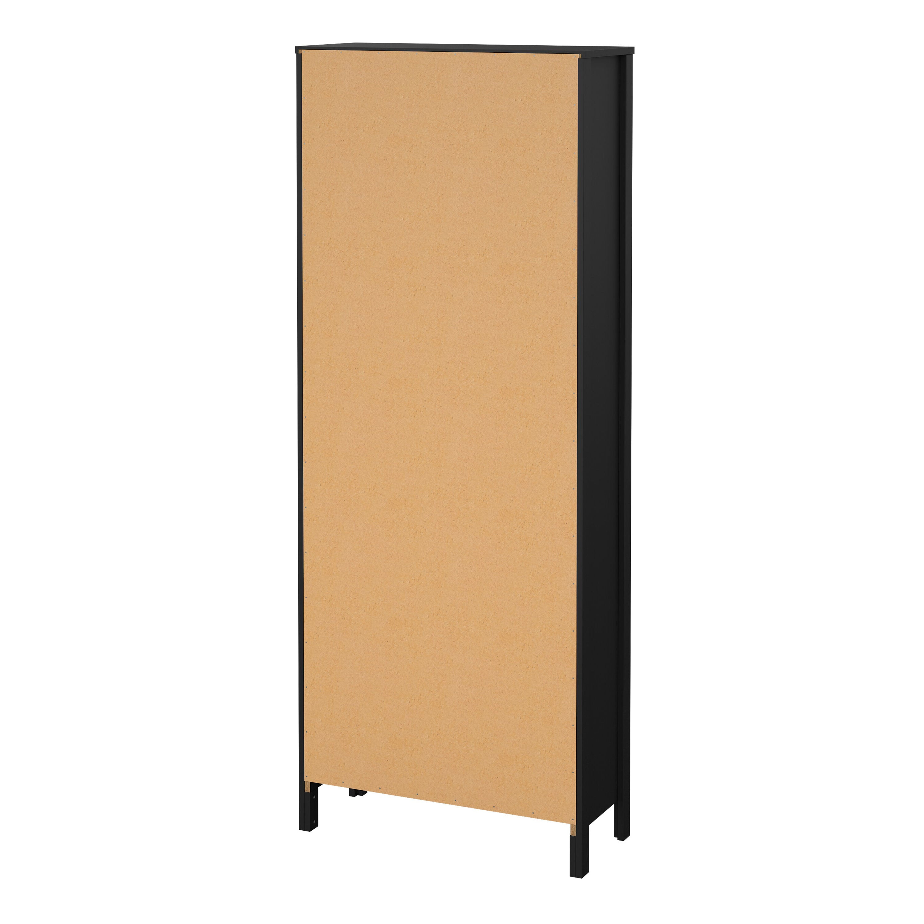 Barcelona Bookcase in Black – FTG, view 4