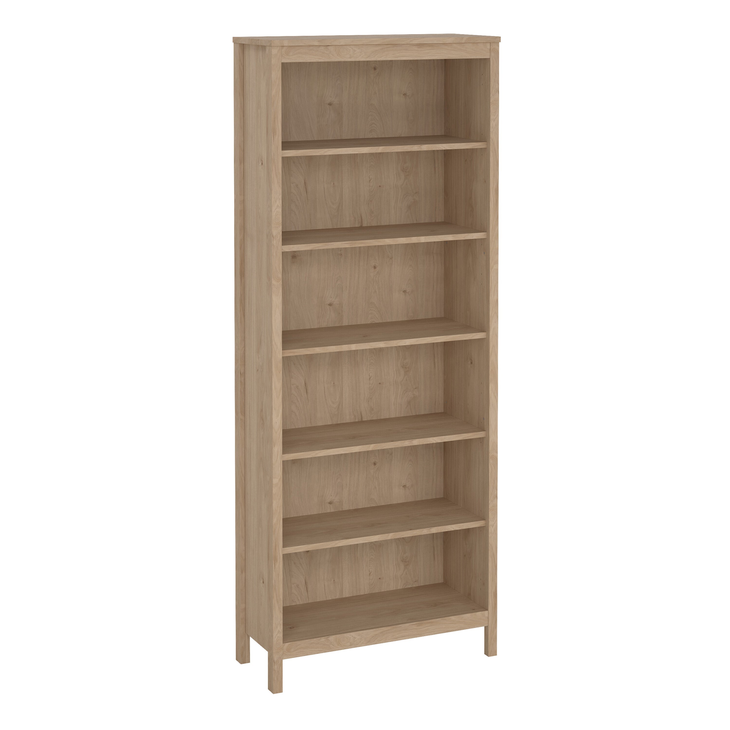 Barcelona Bookcase in Jackson Hickory Oak – FTG