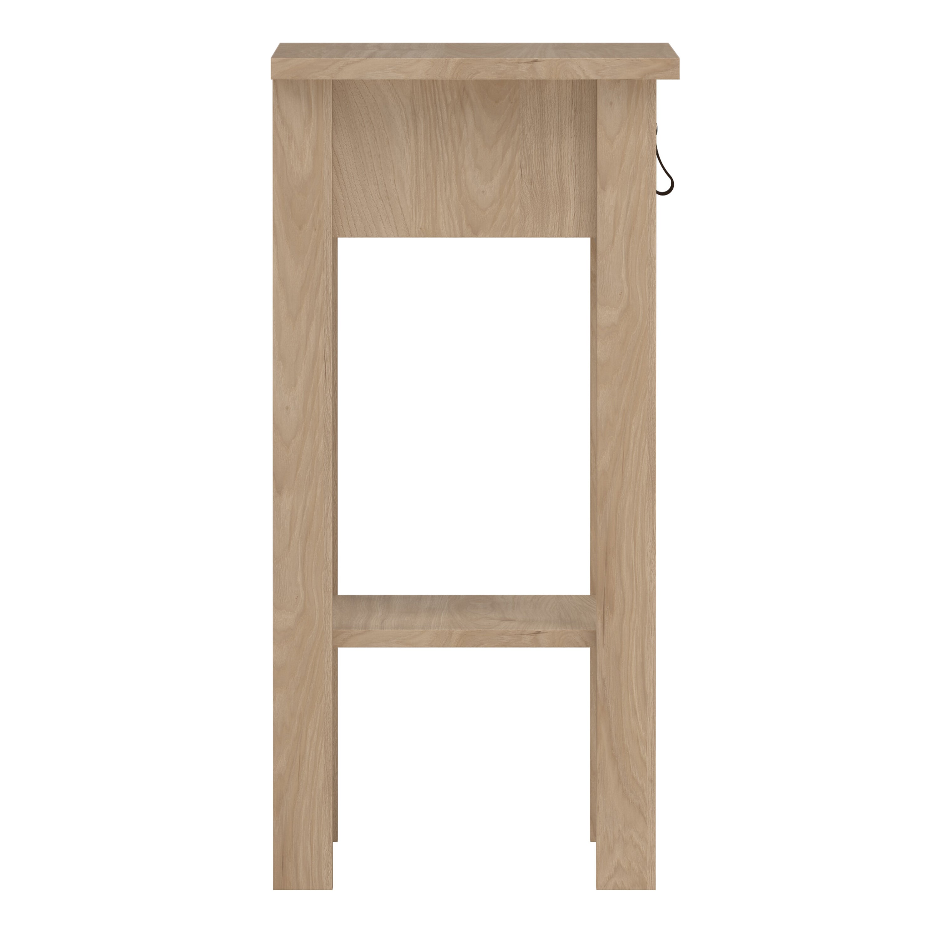 Barcelona Bedside Table with 1 Drawers in Jackson Hickory Oak – FTG, view 4