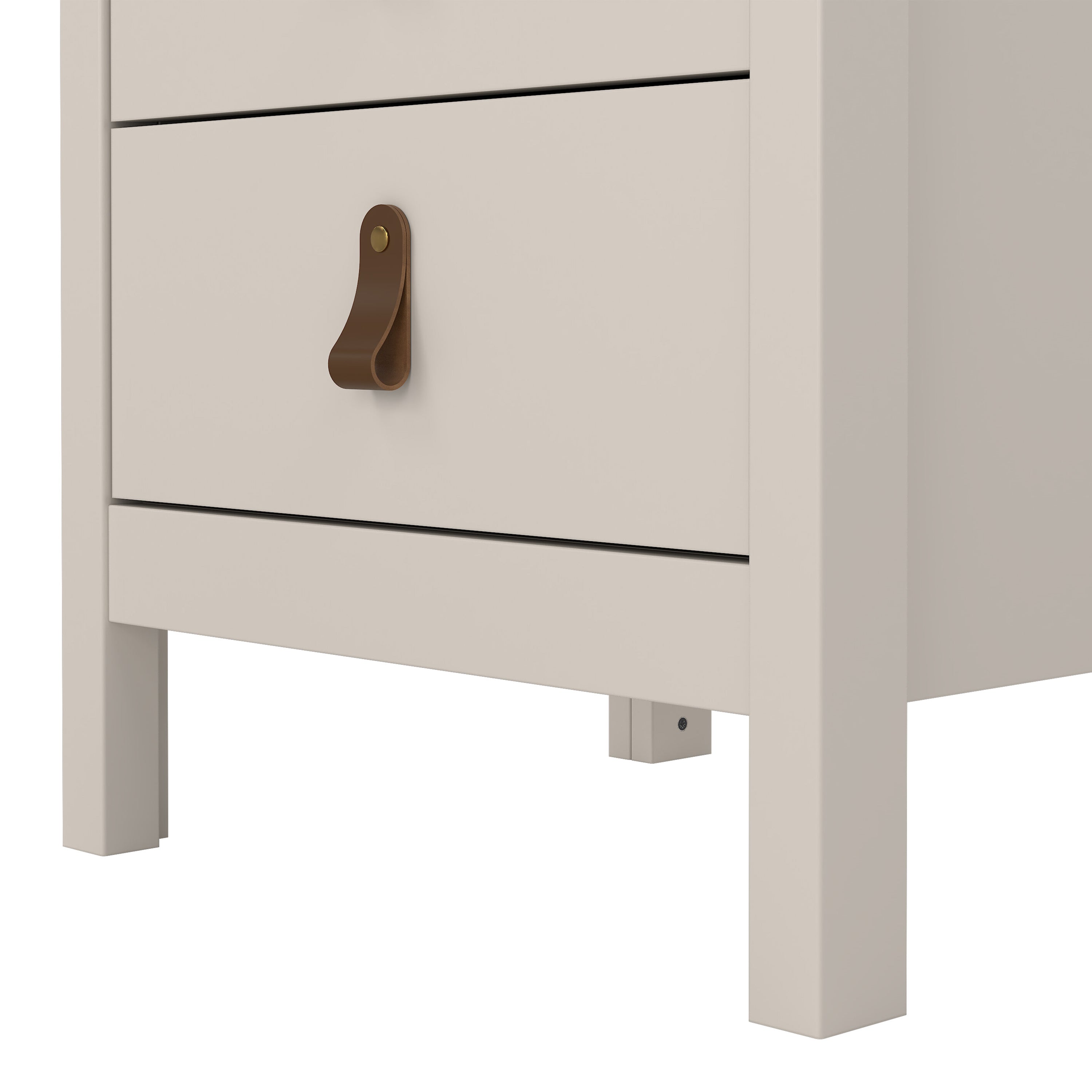 Barcelona Bedside Table 3 Drawers in Cashmere – FTG, view 9