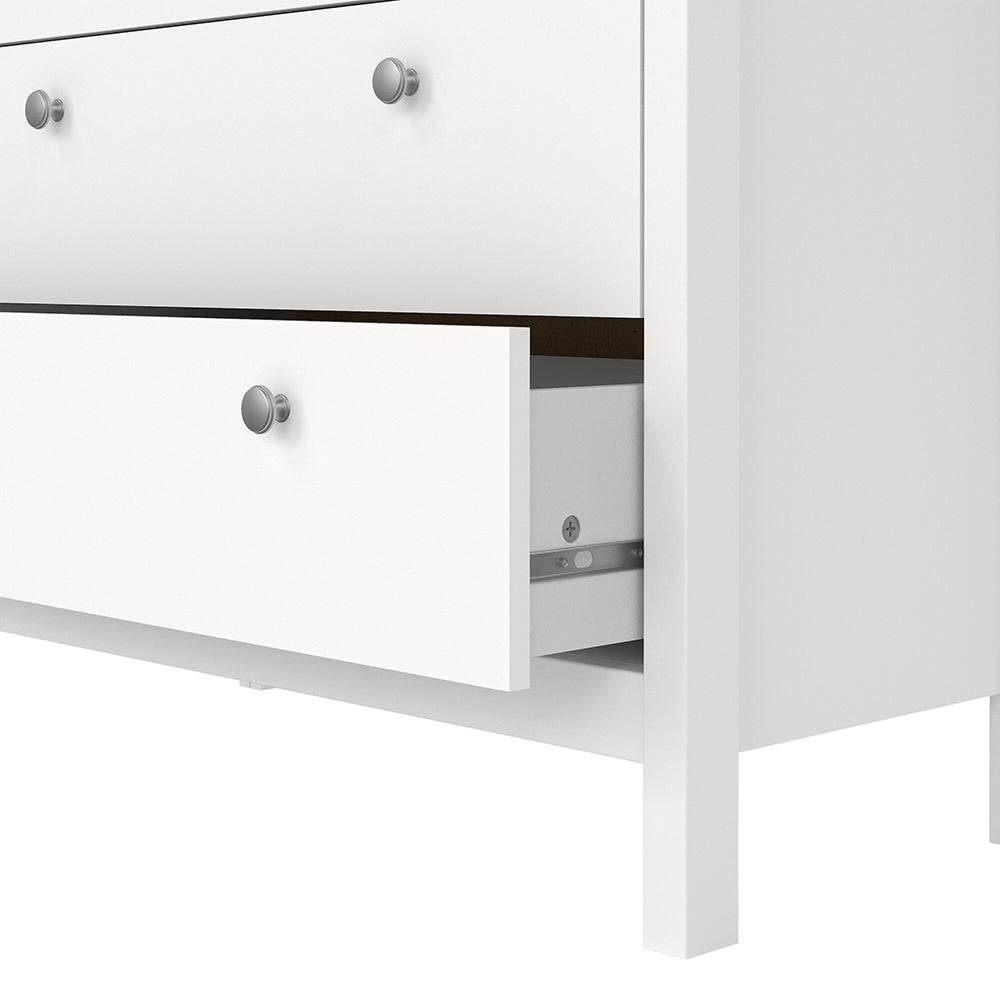 Madrid Chest 3+2 Drawers in White – FTG, view 10