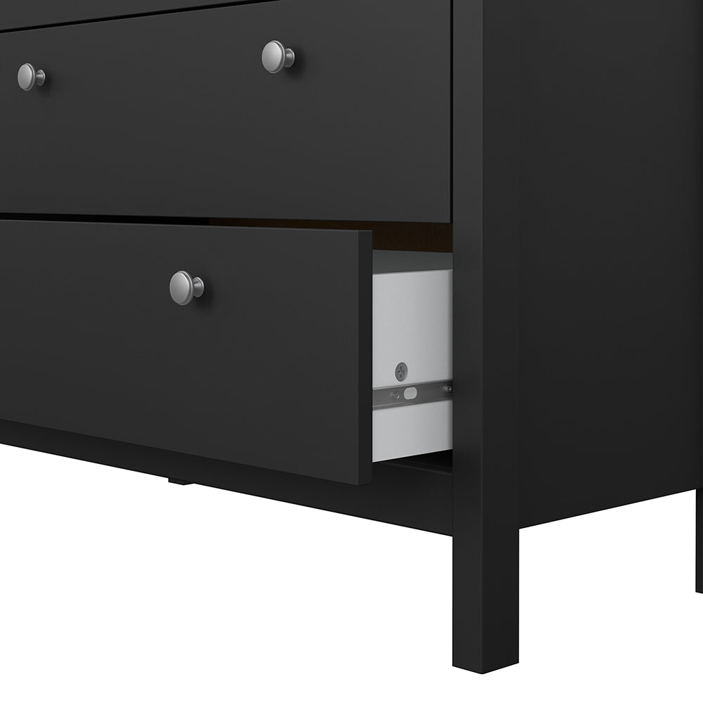 Madrid Chest 3+2 Drawers in Matt Black – FTG, view 11