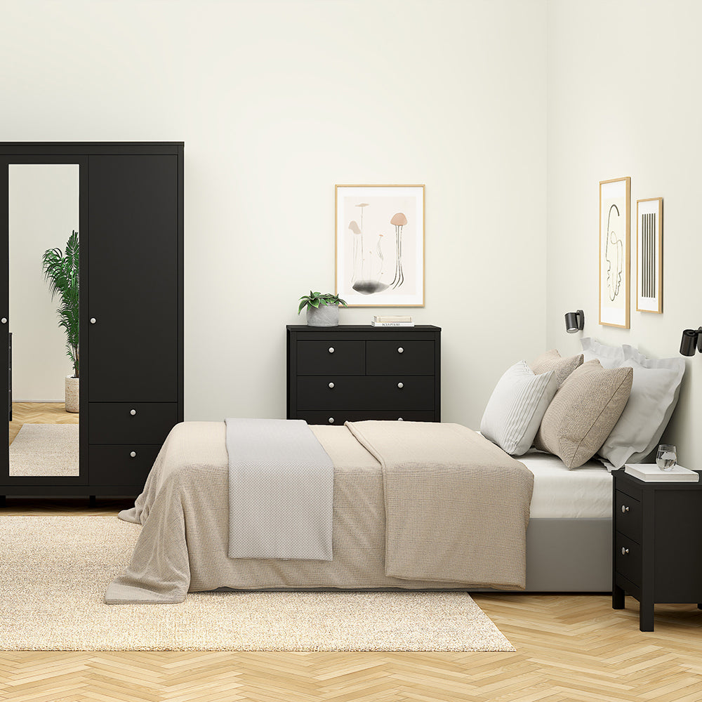 Madrid Chest 3+2 Drawers in Matt Black – FTG, view 6