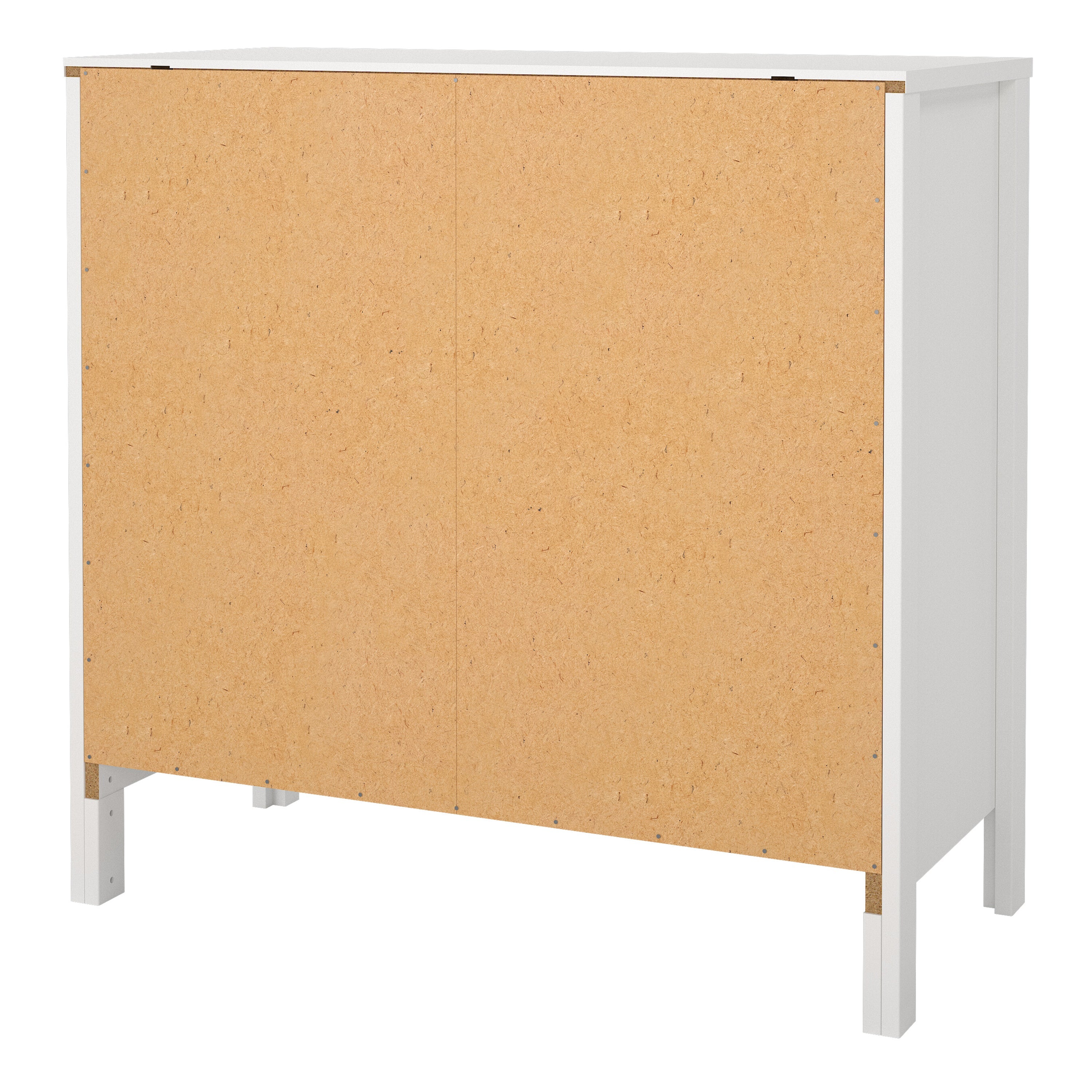 Madrid Chest 3 Drawers in White – FTG, view 4
