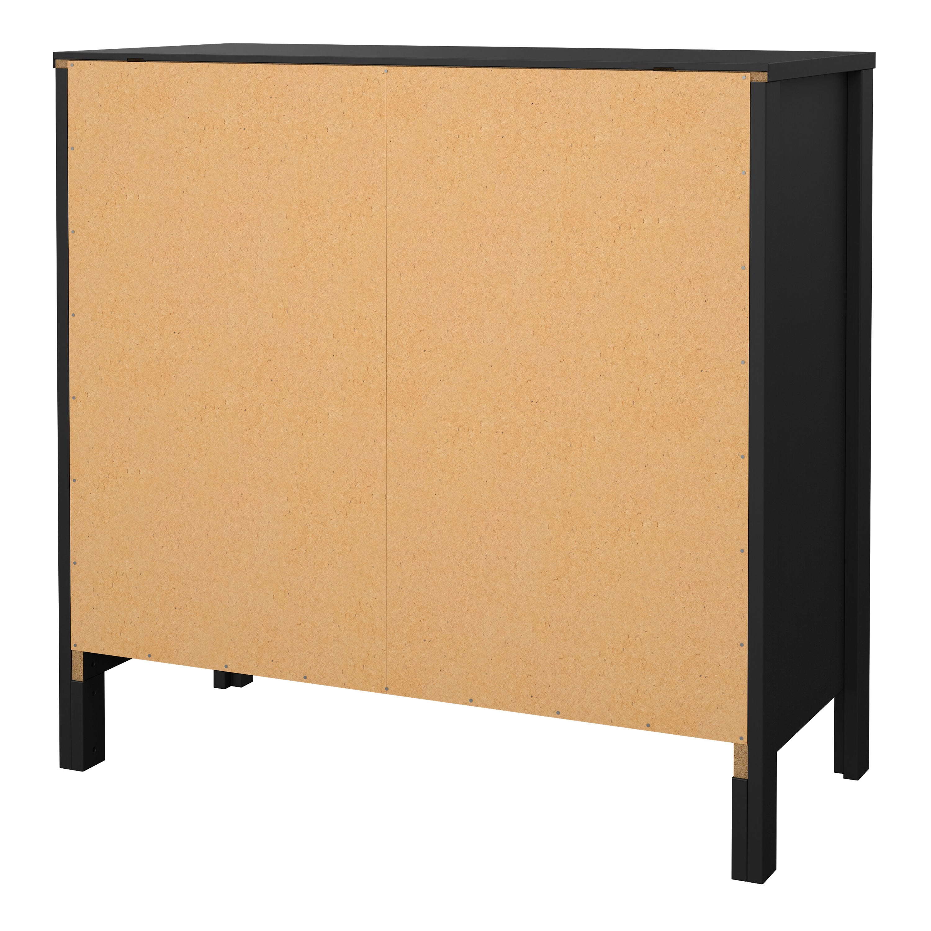 Madrid Chest 3 Drawers in Matt Black – FTG, view 4