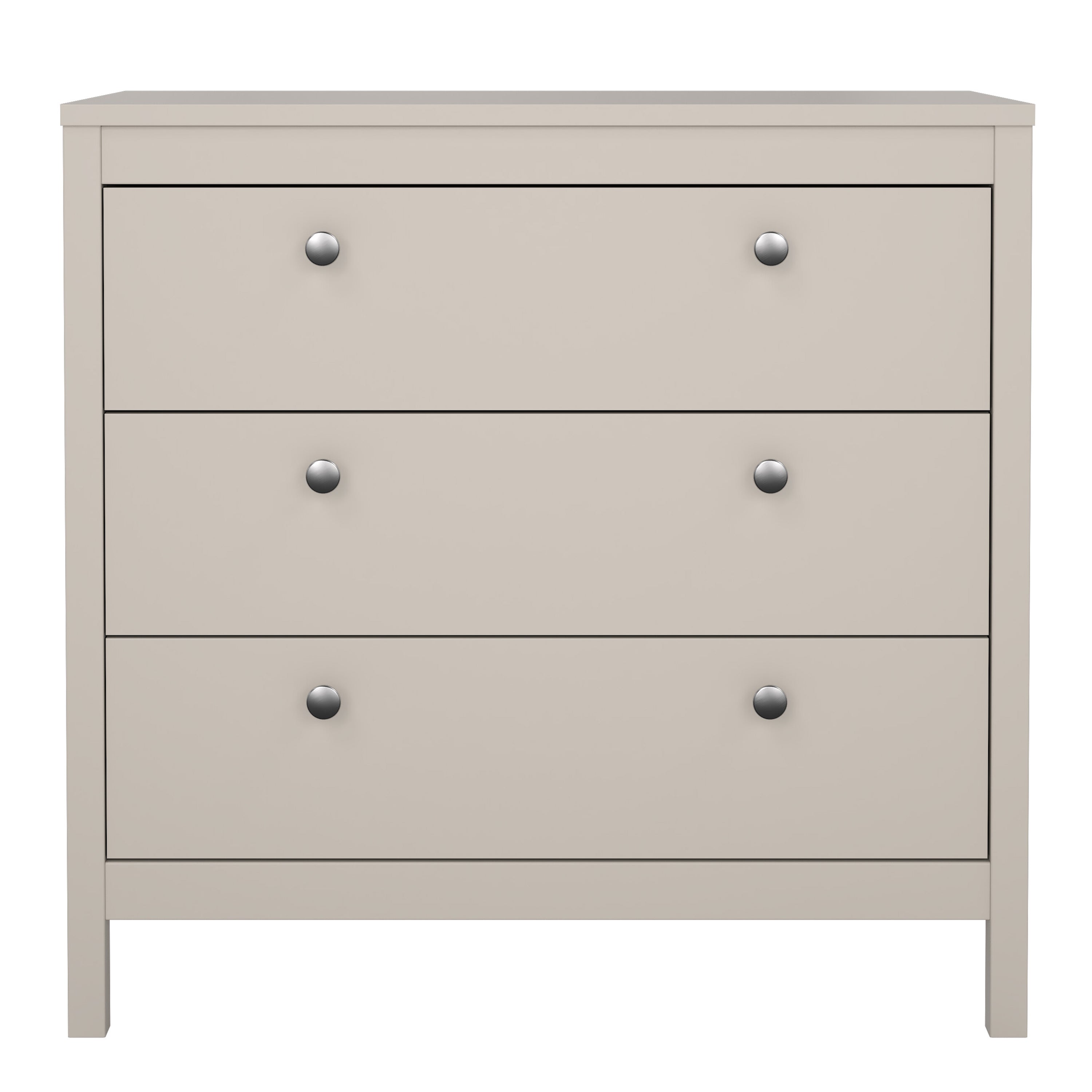Madrid Chest 3 Drawers in Cashmere – FTG, view 2