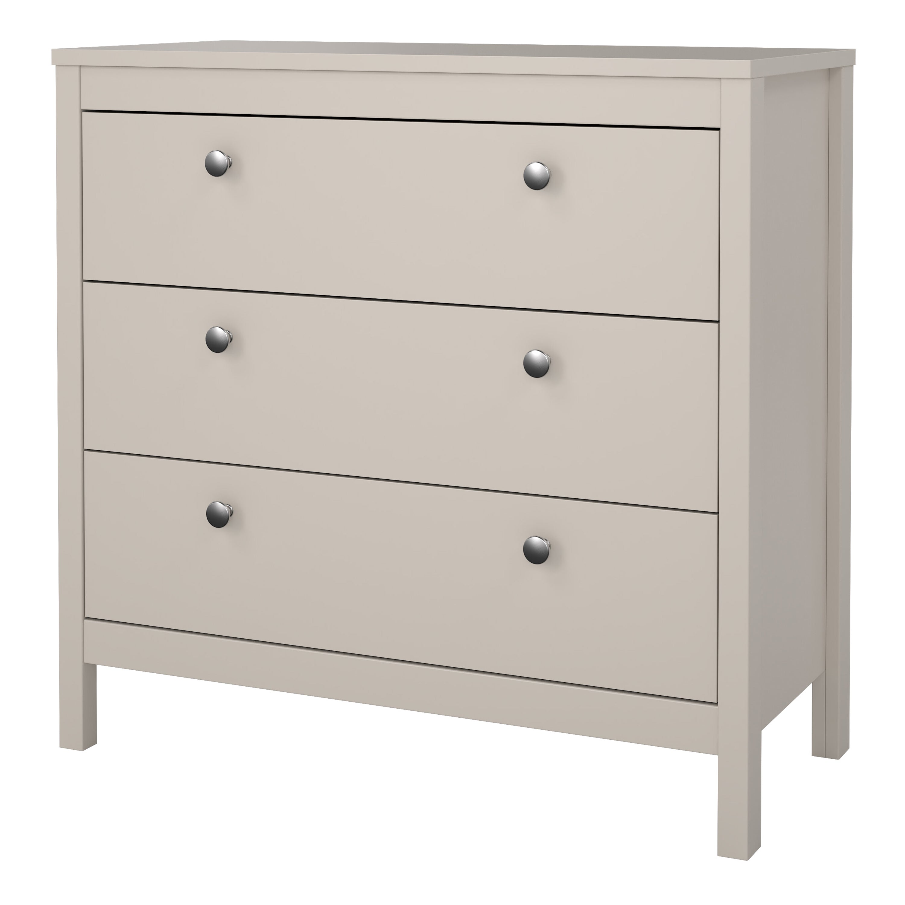 Madrid Chest 3 Drawers in Cashmere – FTG, view 3