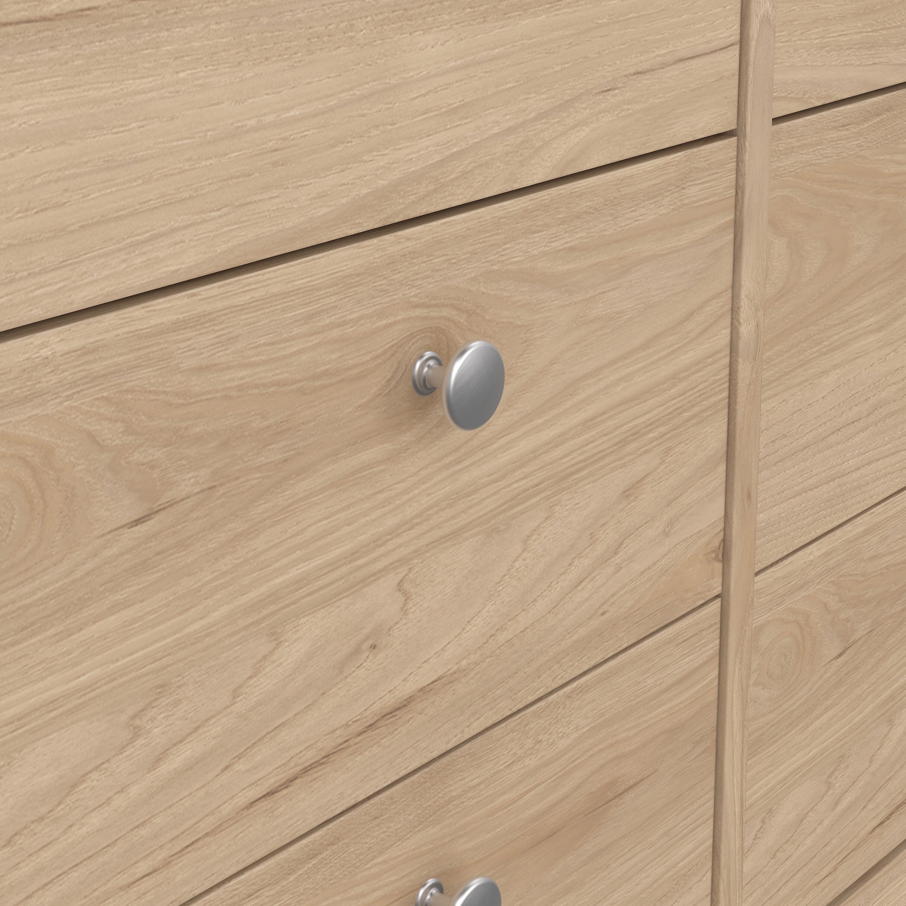 Madrid Double Dresser 4+4 Drawers in Jackson Hickory Oak – FTG, view 8