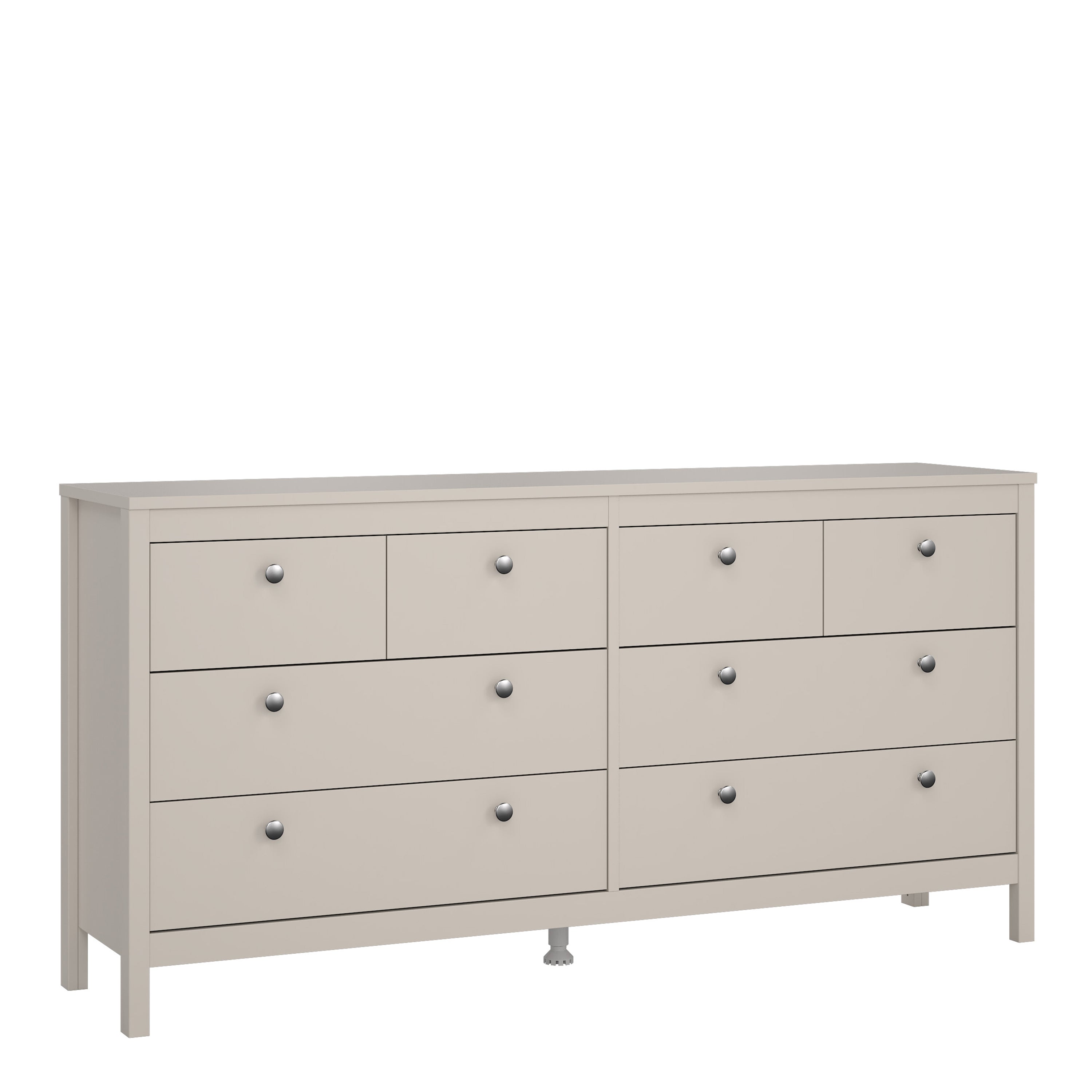 Madrid Double Dresser 4+4 Drawers in Cashmere – FTG