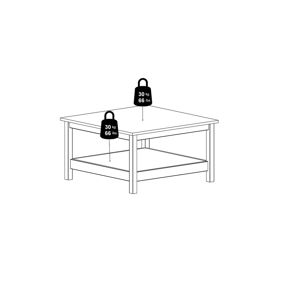 Madrid Coffee Table in Matt Black – FTG, view 10