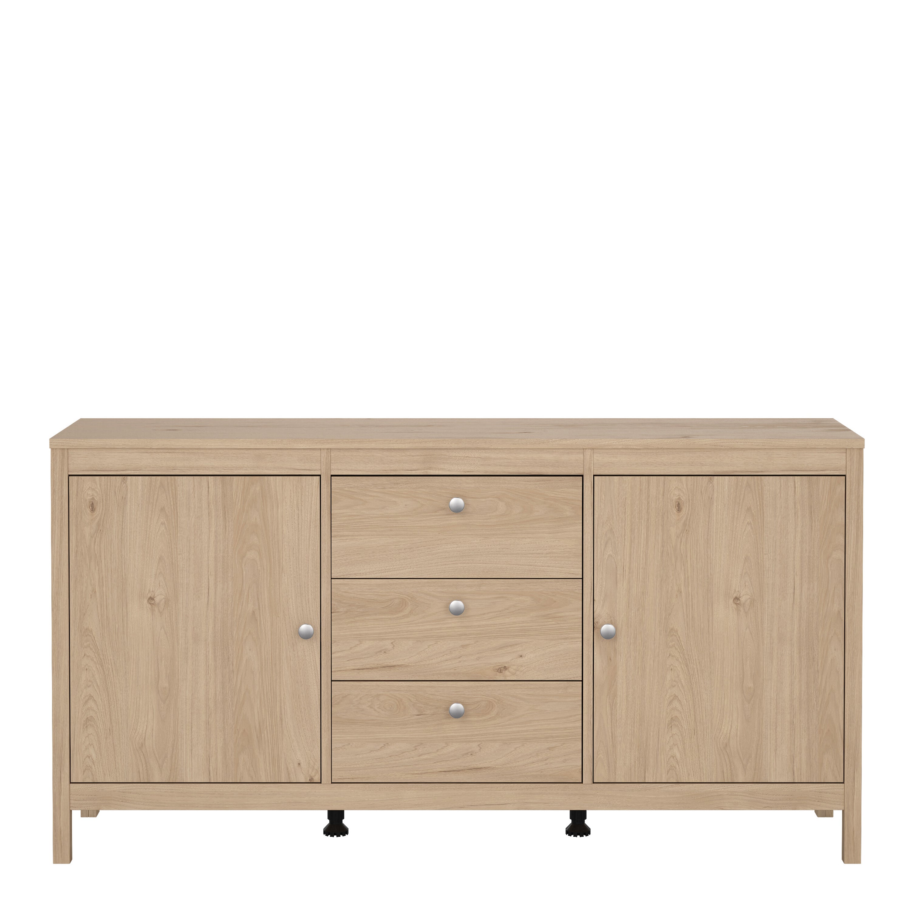 Madrid Sideboard 2 Doors + 3 Drawers in Jackson Hickory Oak – FTG, view 2