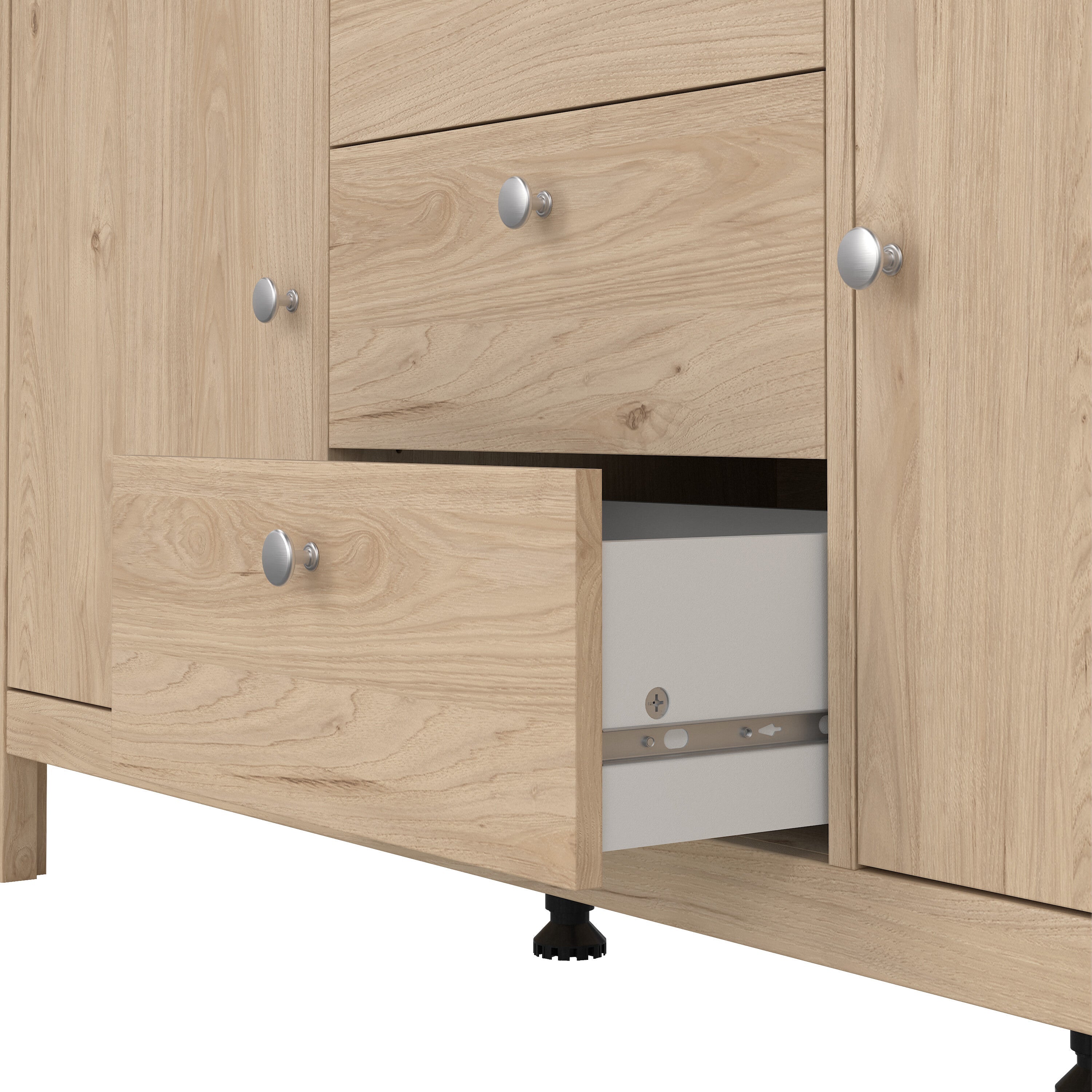 Madrid Sideboard 2 Doors + 3 Drawers in Jackson Hickory Oak – FTG, view 9
