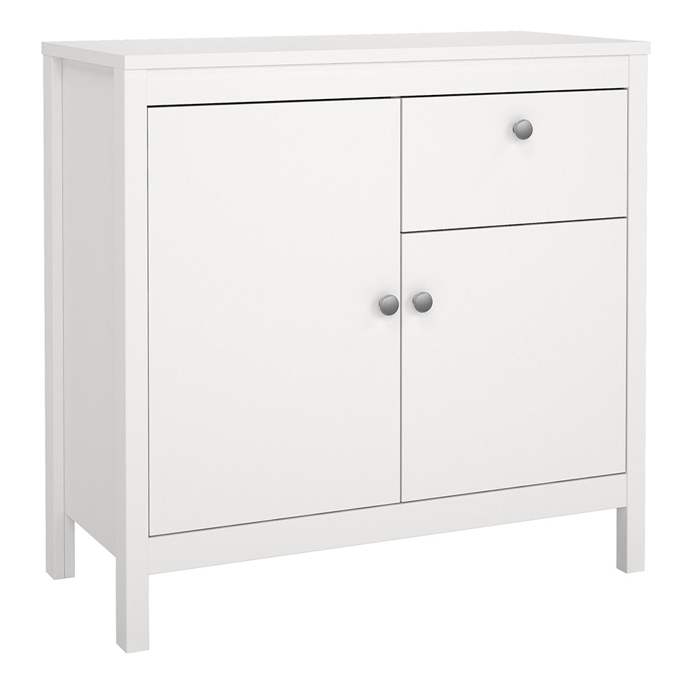 Madrid Sideboard 2 Doors 1 Drawer in White – FTG
