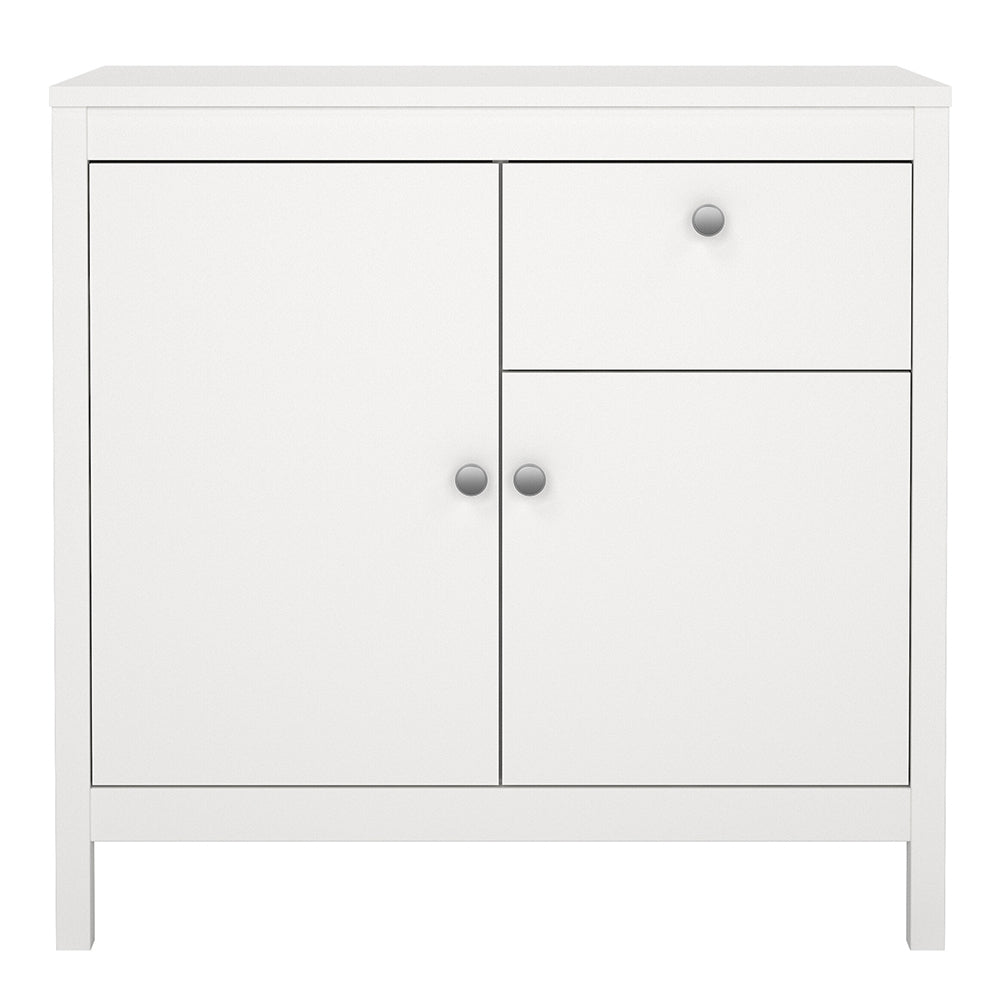 Madrid Sideboard 2 Doors 1 Drawer in White – FTG, view 2