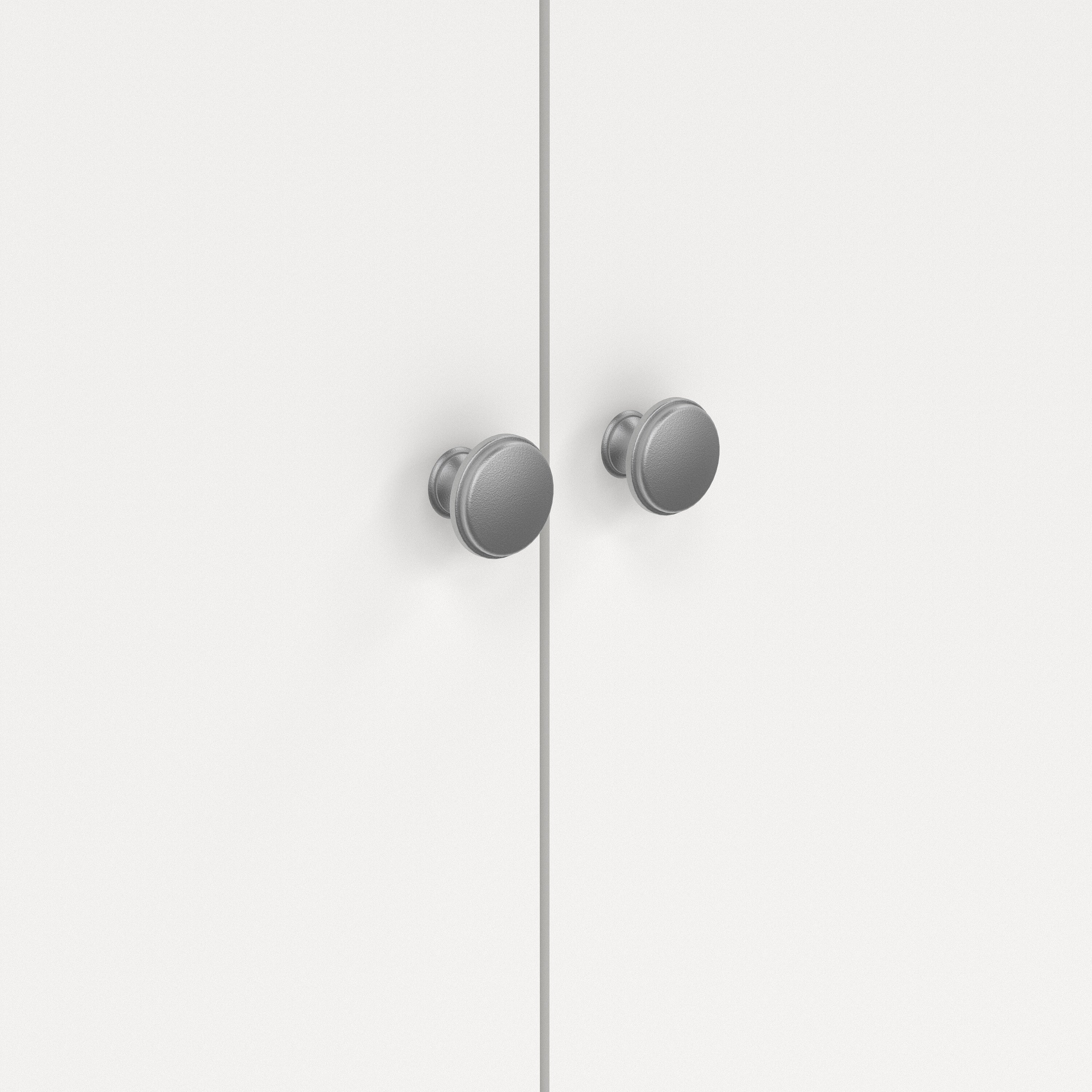 Madrid Wardrobe with 2 Doors in White – FTG, view 7