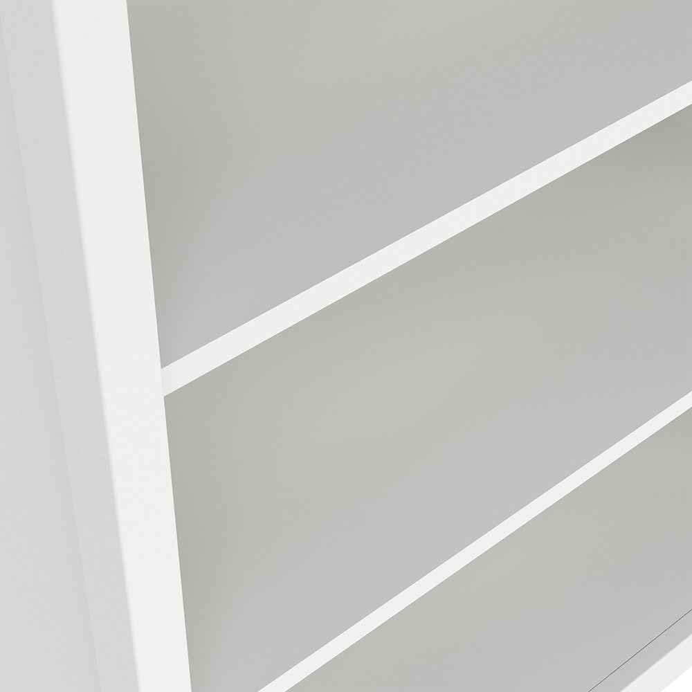 Madrid Bookcase in White – FTG, view 7