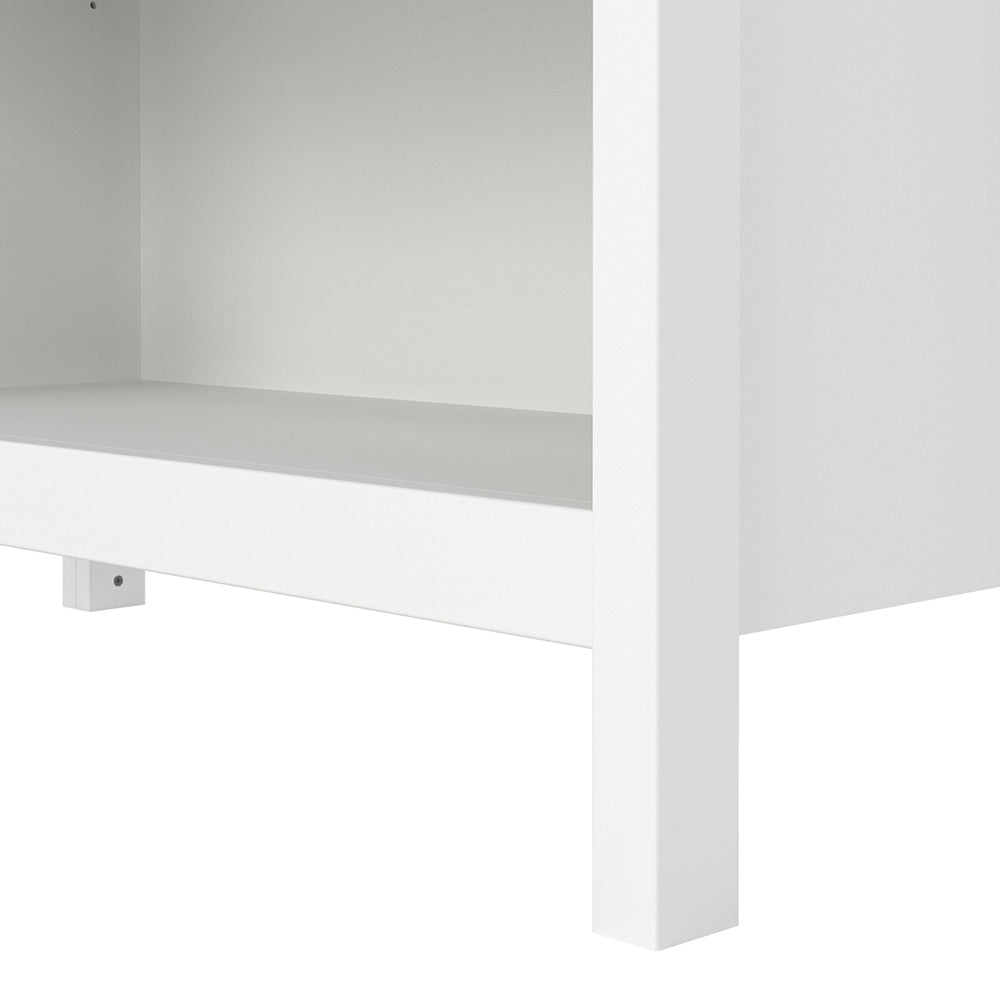 Madrid Bookcase in White – FTG, view 8