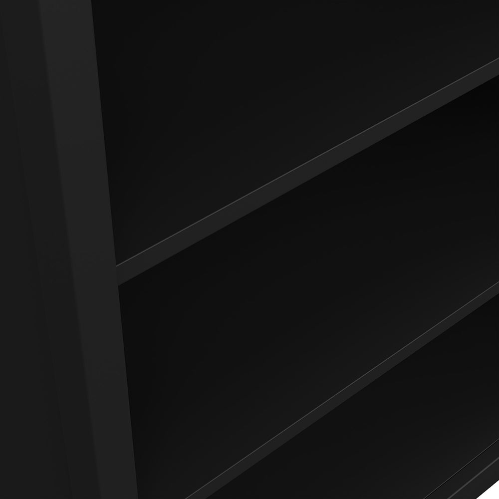 Madrid Bookcase in Black – FTG, view 7