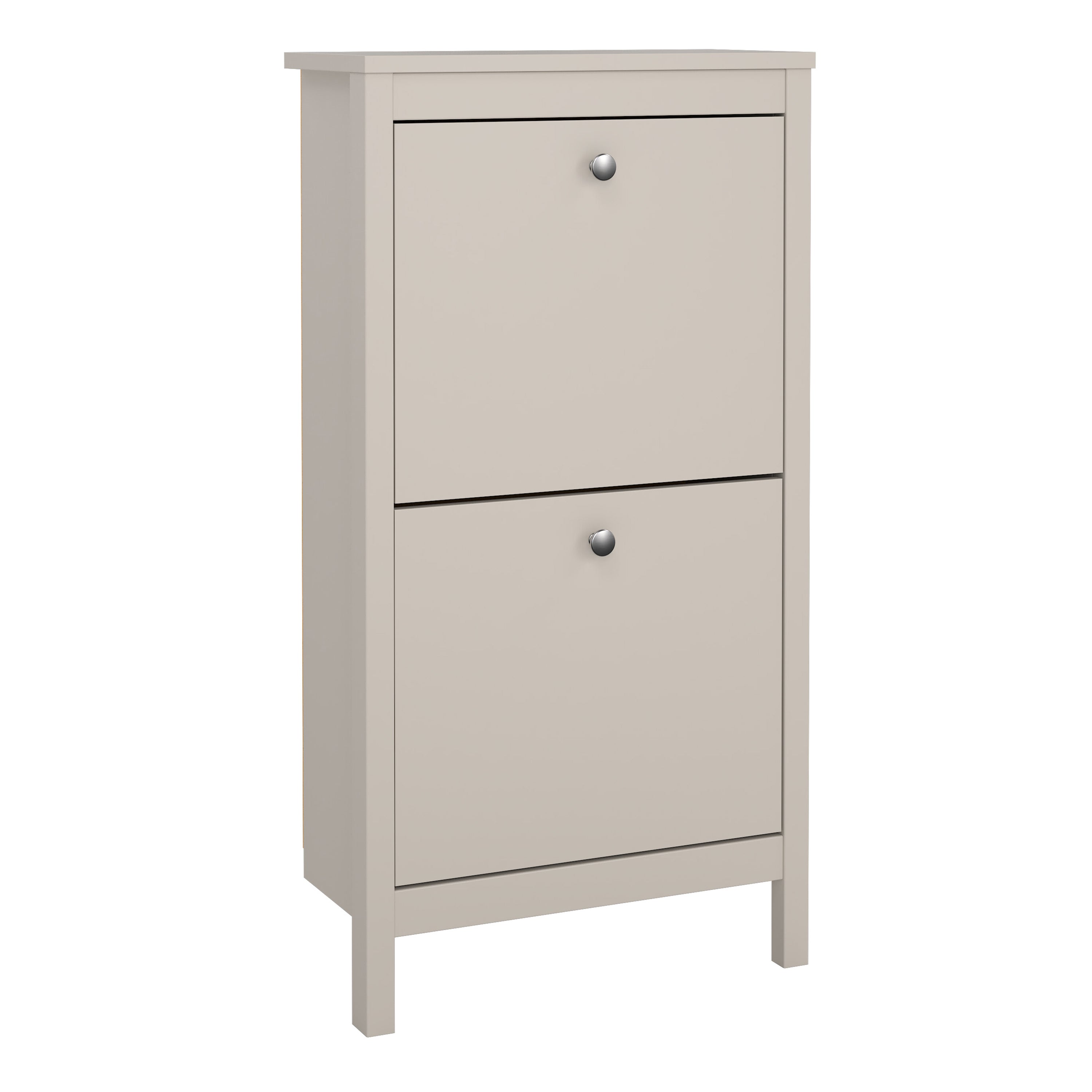 Madrid Shoe Cabinet 2 Flip Down Doors in Cashmere – FTG