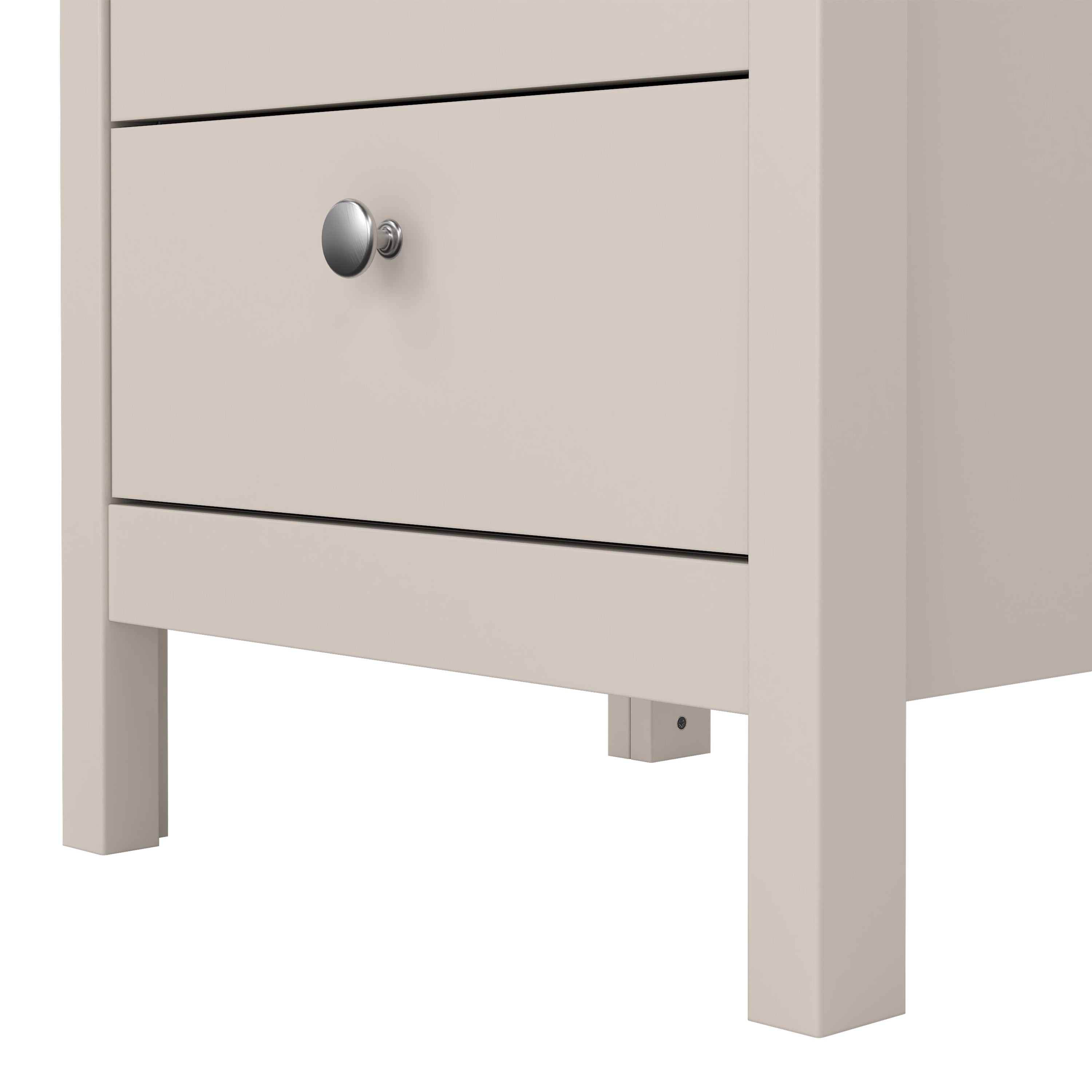 Madrid Bedside Table 3 Drawers in Cashmere – FTG, view 8