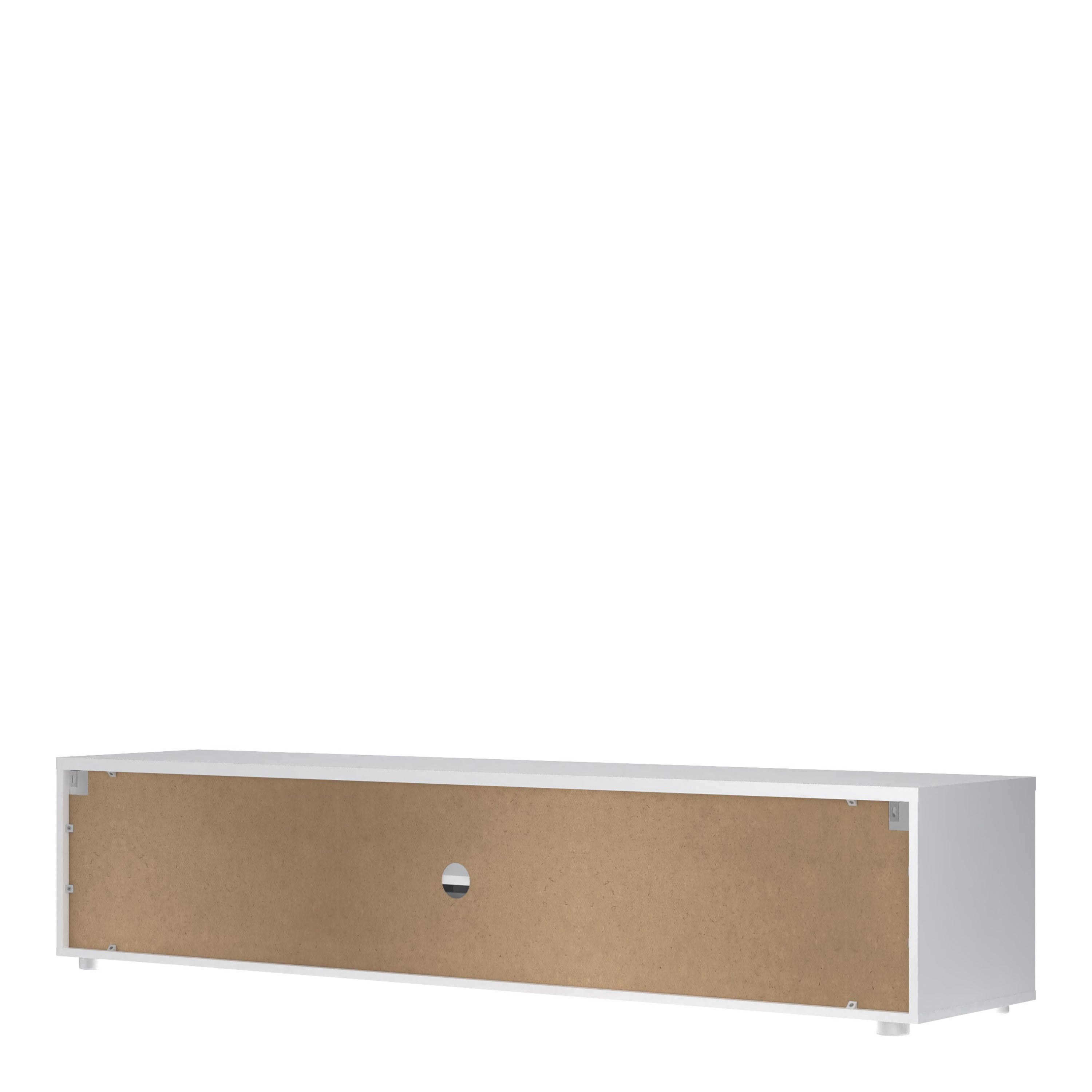 Media TV Unit with 2 Doors 1 Drawer 177cm White – FTG, view 4