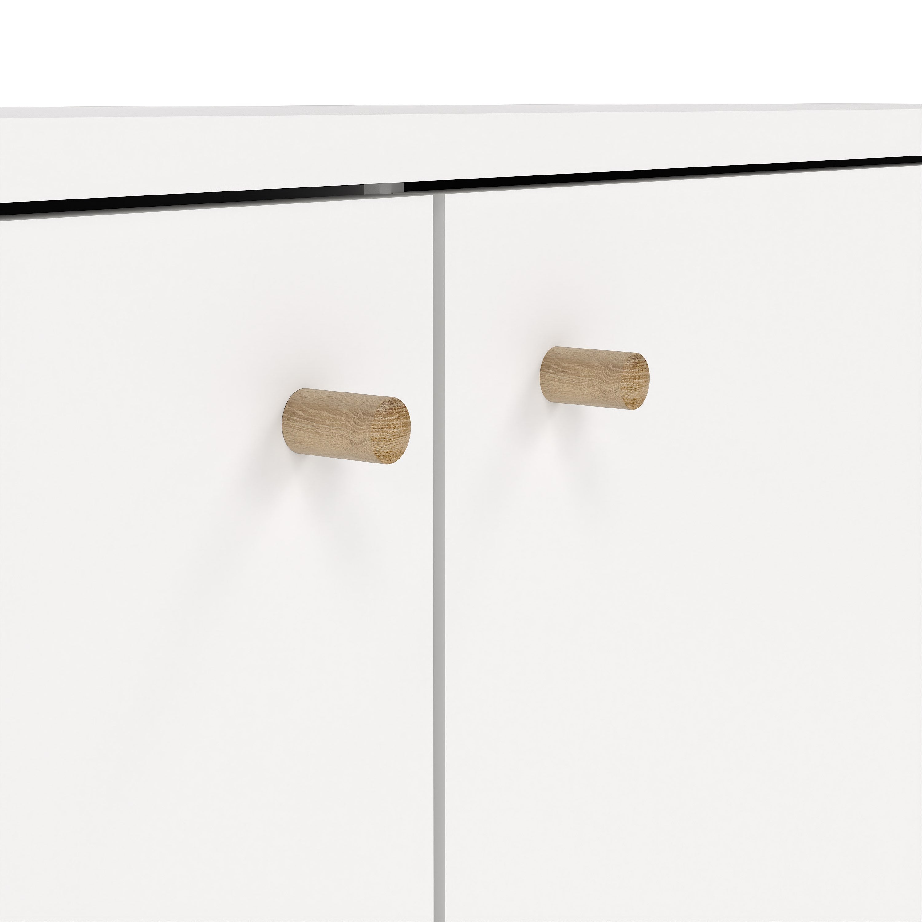 Cumbria Sideboard 2 Doors + 3 Drawers White – FTG