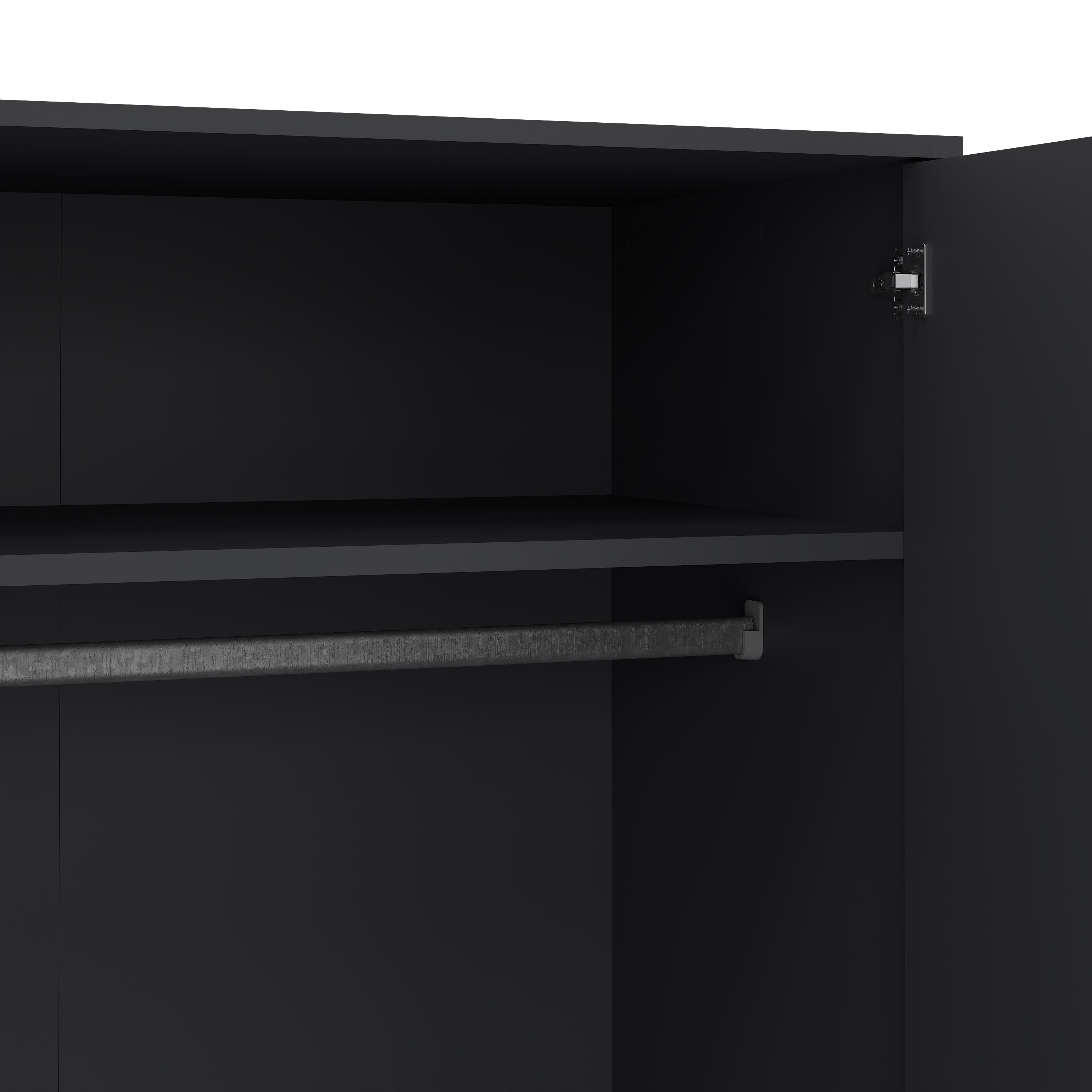 Cumbria Wardrobe with 2 Doors + 2 Drawers Dark Grey – FTG, view 11