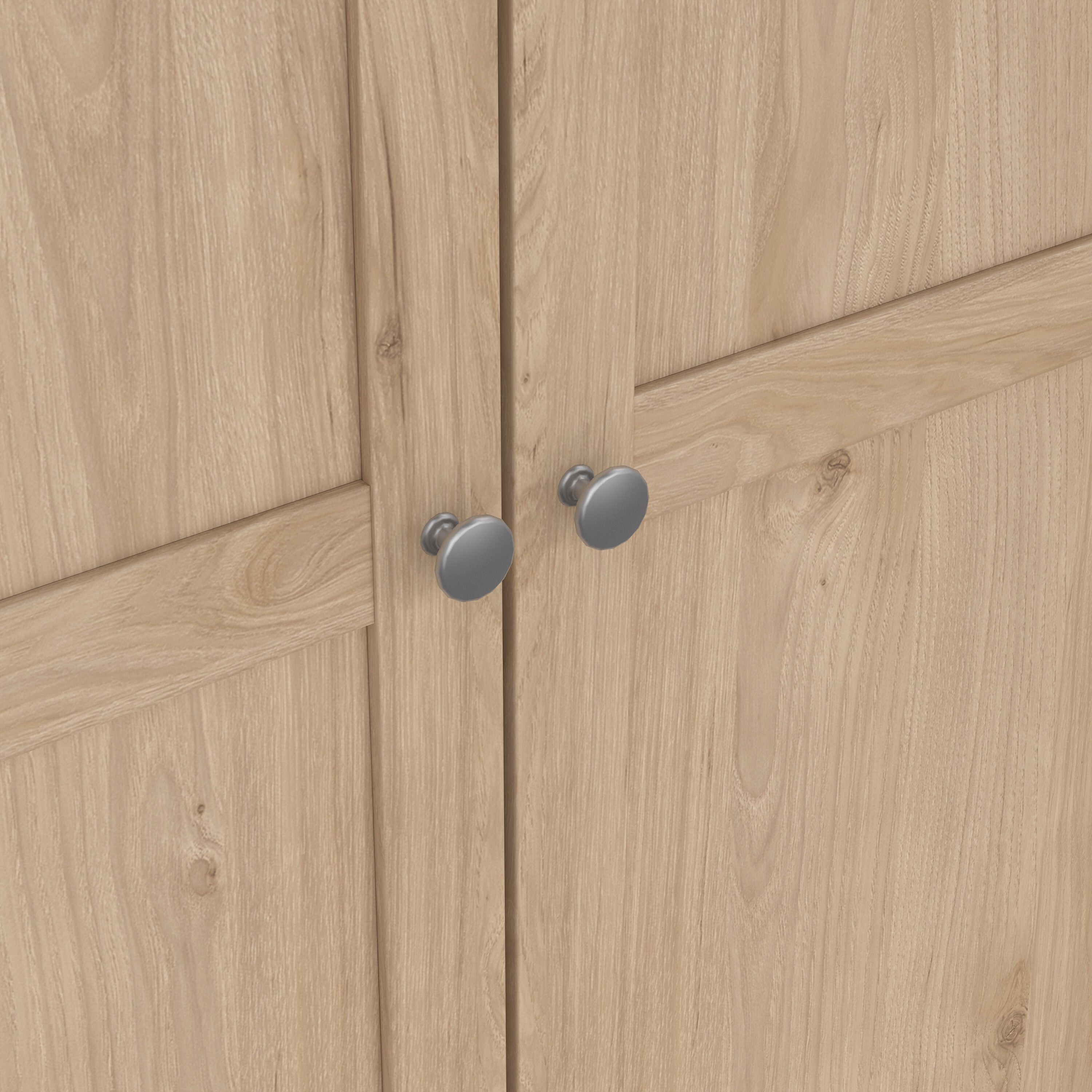Brande Wardrobe with 3 Frame Doors in Jackson Hickory Oak – FTG, view 2