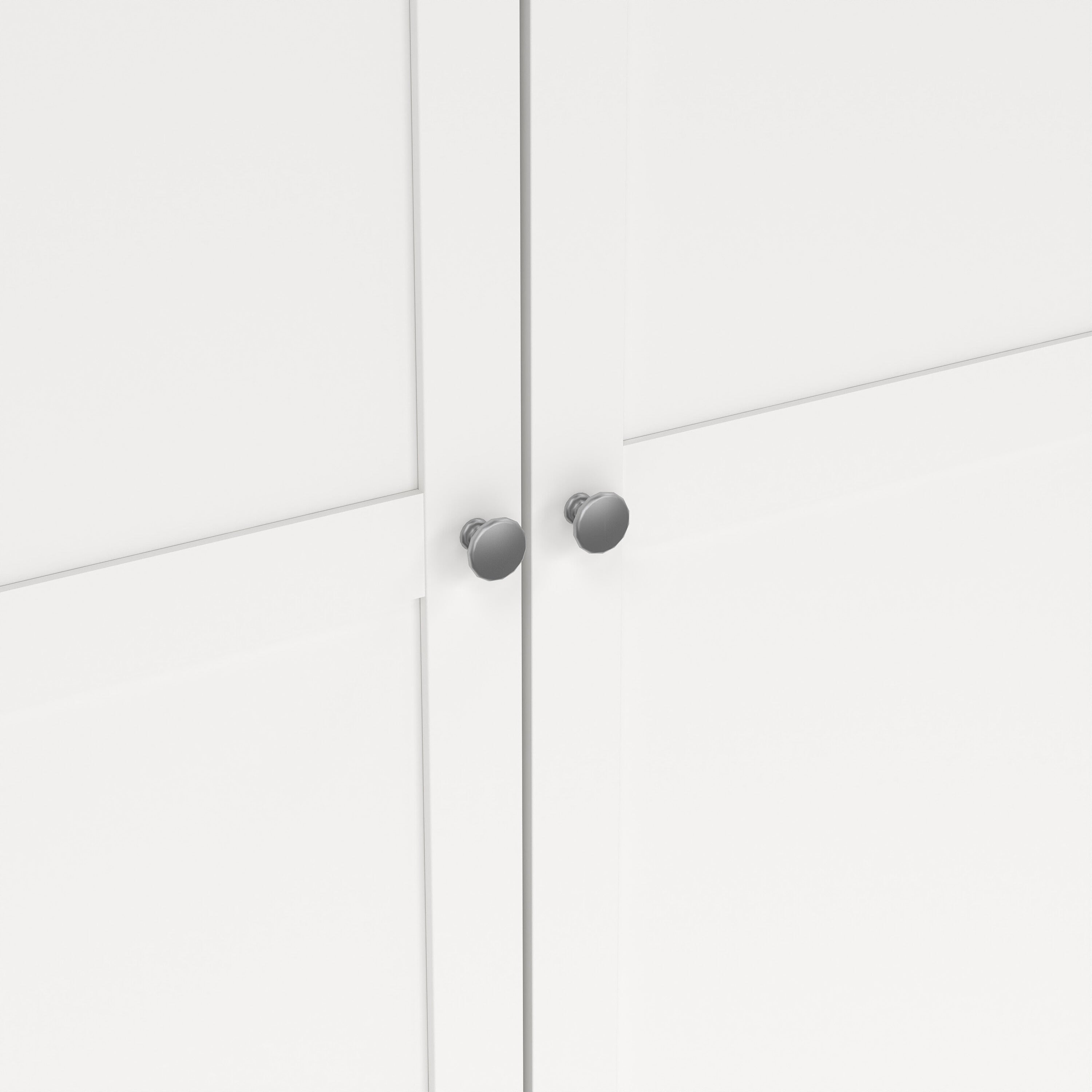 Brande Wardrobe with 4 Frame Doors in White – FTG, view 11