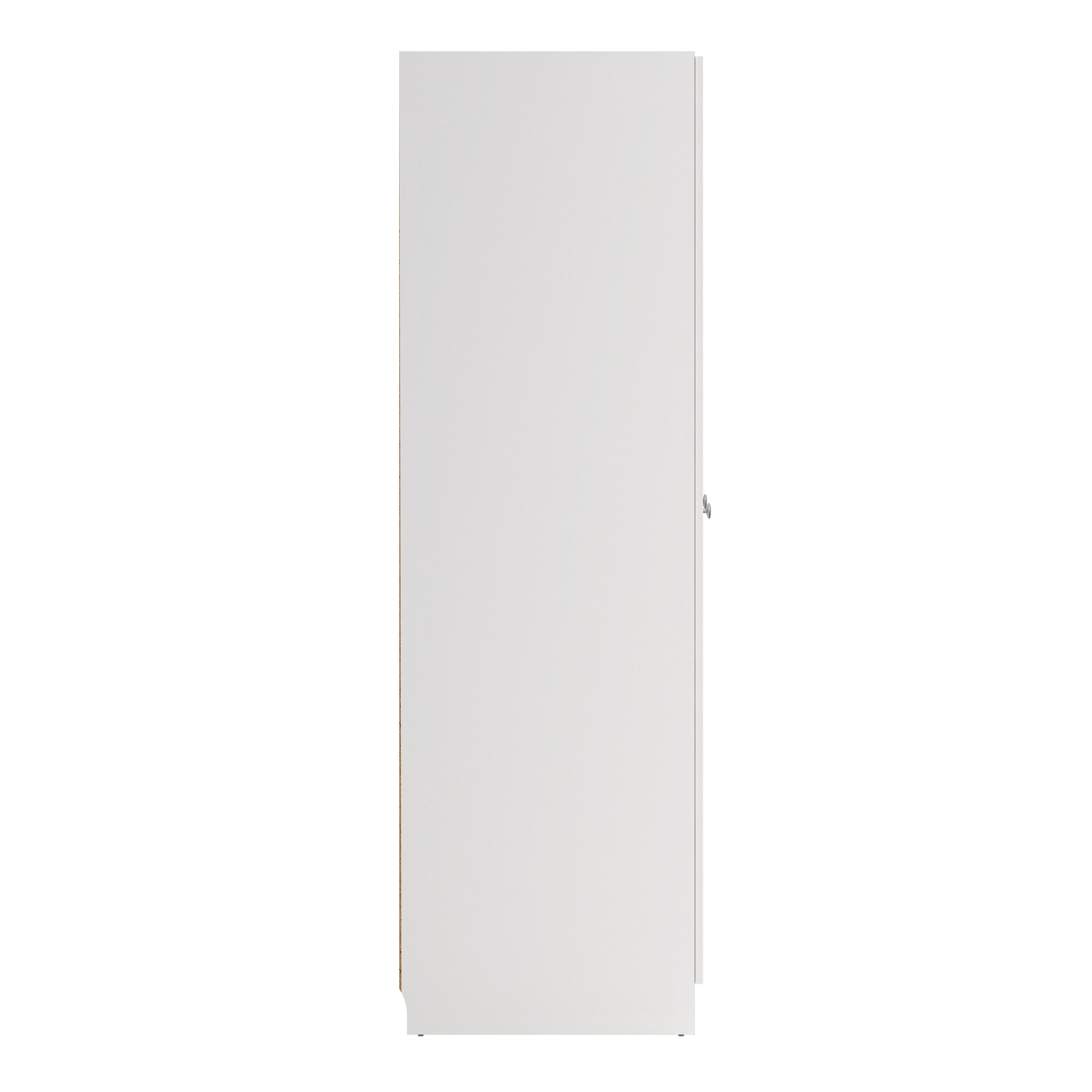 Brande Wardrobe with 4 Frame Doors in White – FTG, view 4